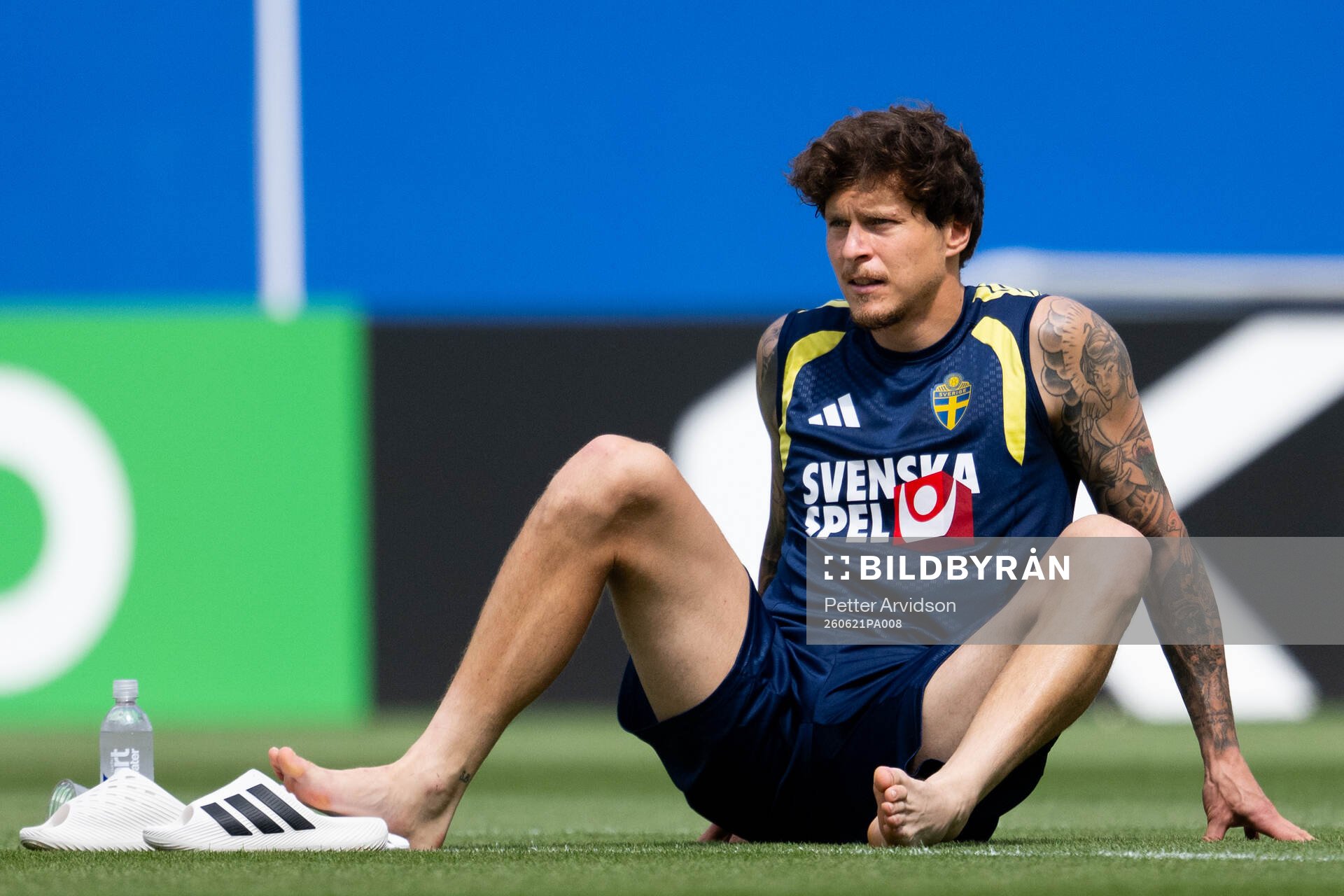 Victor Nilsson Lindelöf of the Swedish national football
