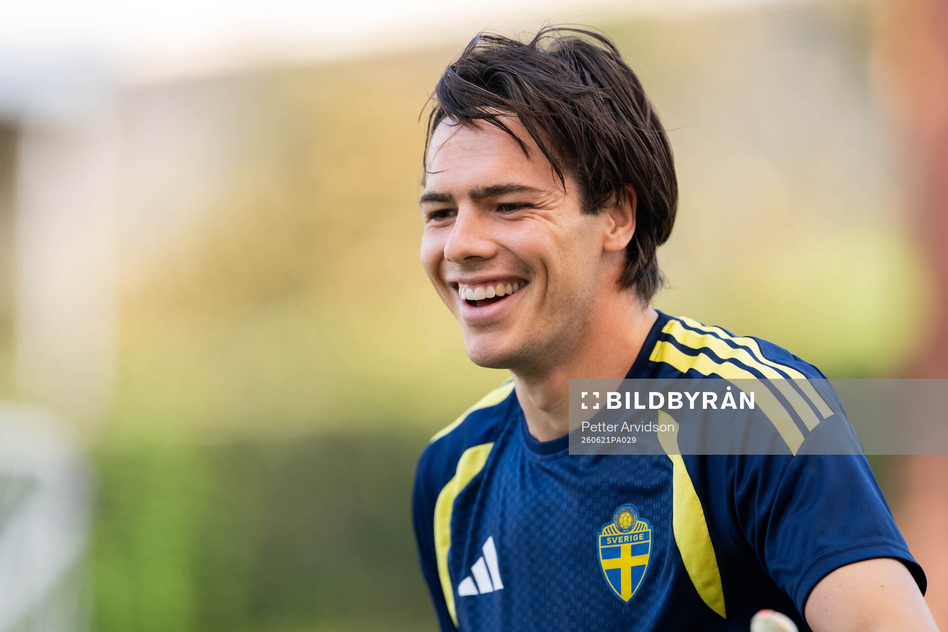 Goalkeeper Jacob Widell Zetterström of the Swedish