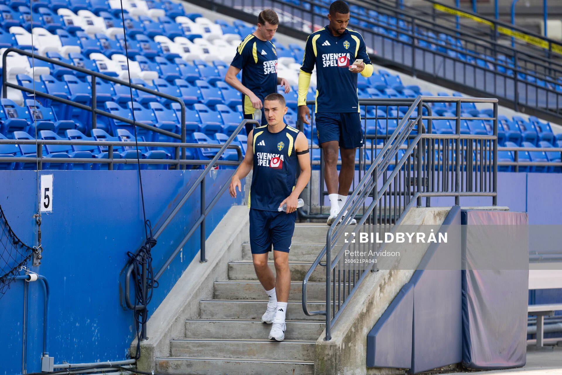 Gustaf Lagerbielke, Alexander Bernhardsson and Isak Hien of
