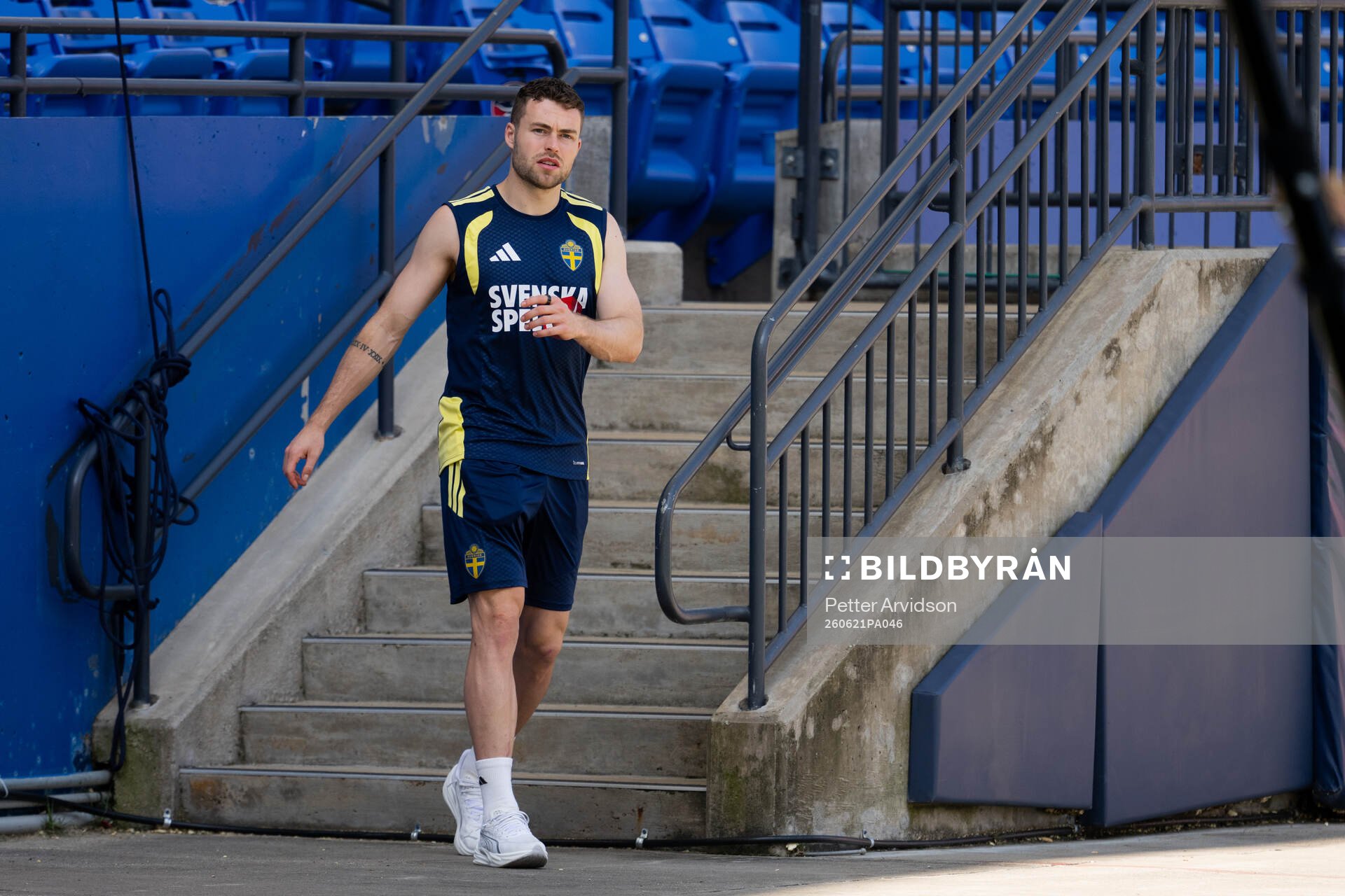 Gabriel Gudmundsson of the Swedish national football team