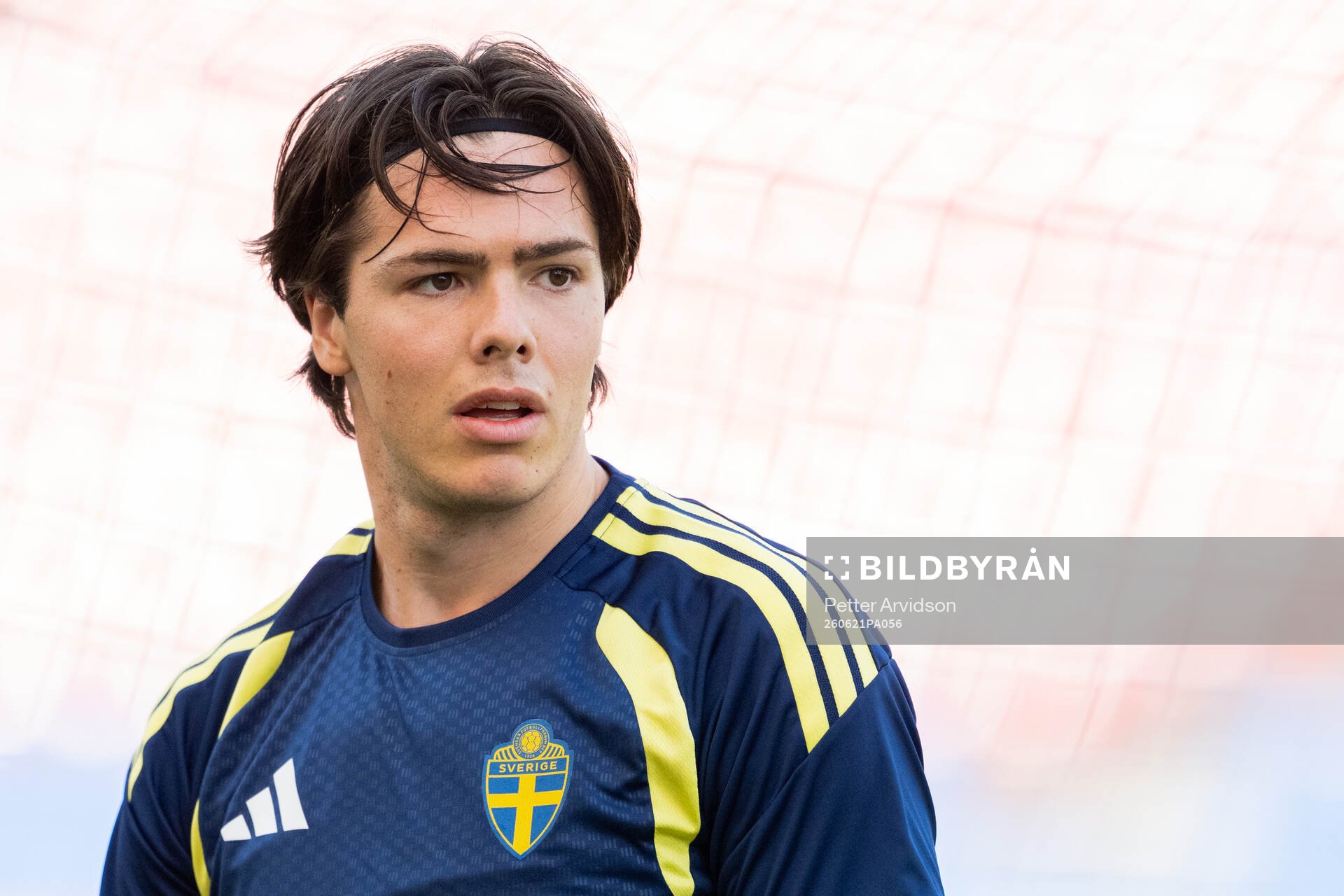 Goalkeeper Jacob Widell Zetterström of the Swedish