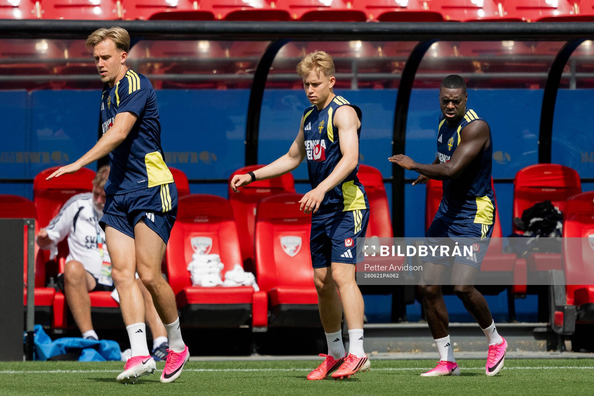 Herman Johansson, Daniel Svensson and Ken Sema of the