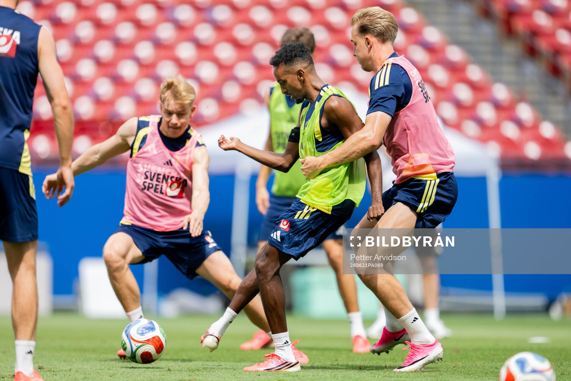 Daniel Svensson, Taha Ali and Herman Johansson of the