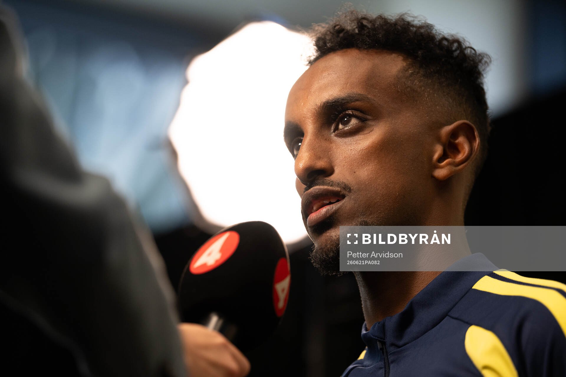 Taha Ali of the Swedish men's national football team