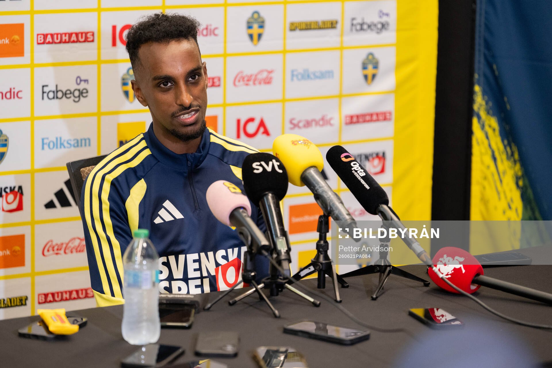 Taha Ali of the Swedish men's national football team