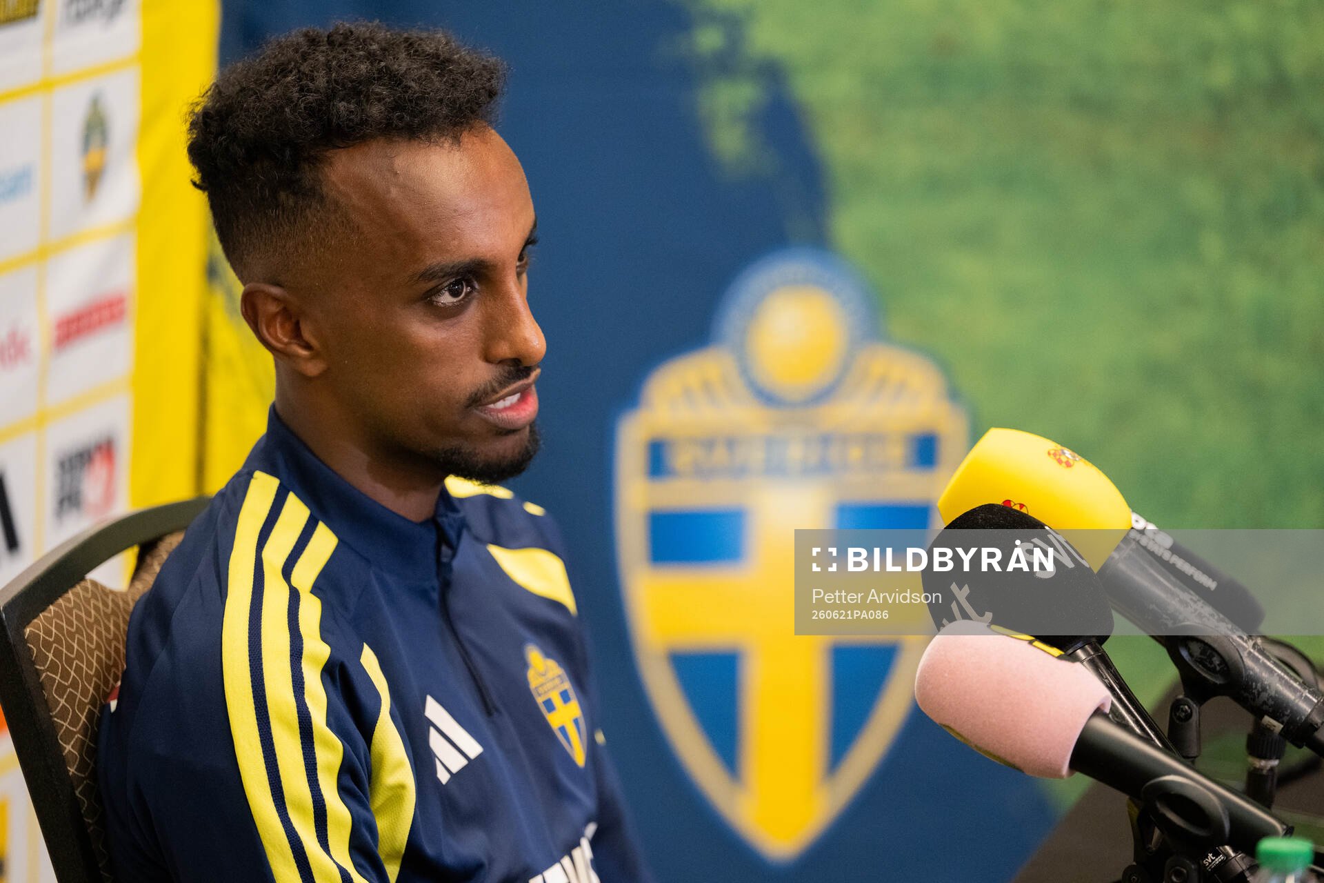 Taha Ali of the Swedish men's national football team