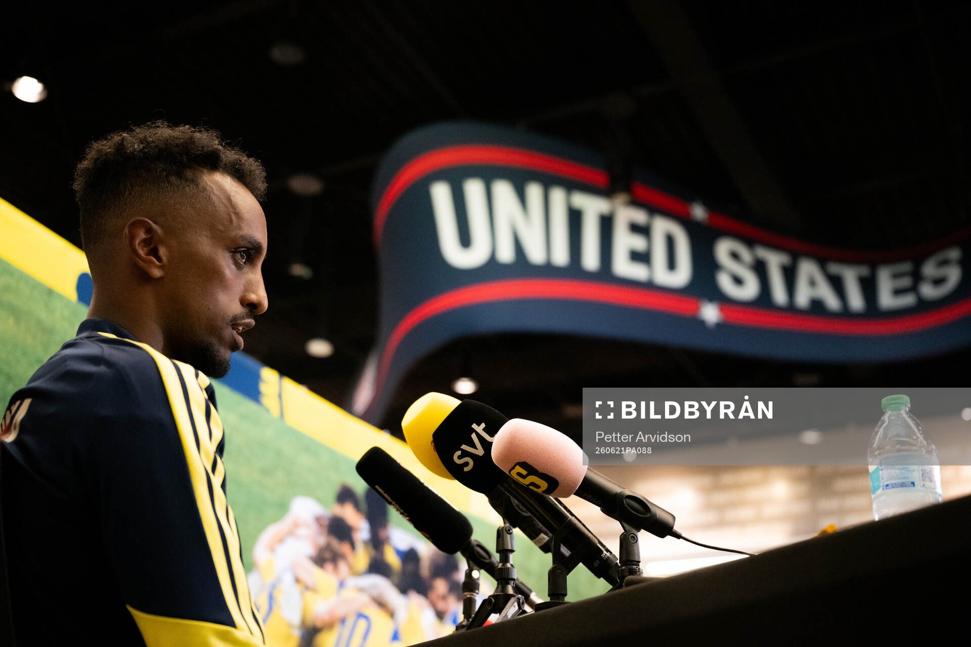 Taha Ali of the Swedish men's national football team
