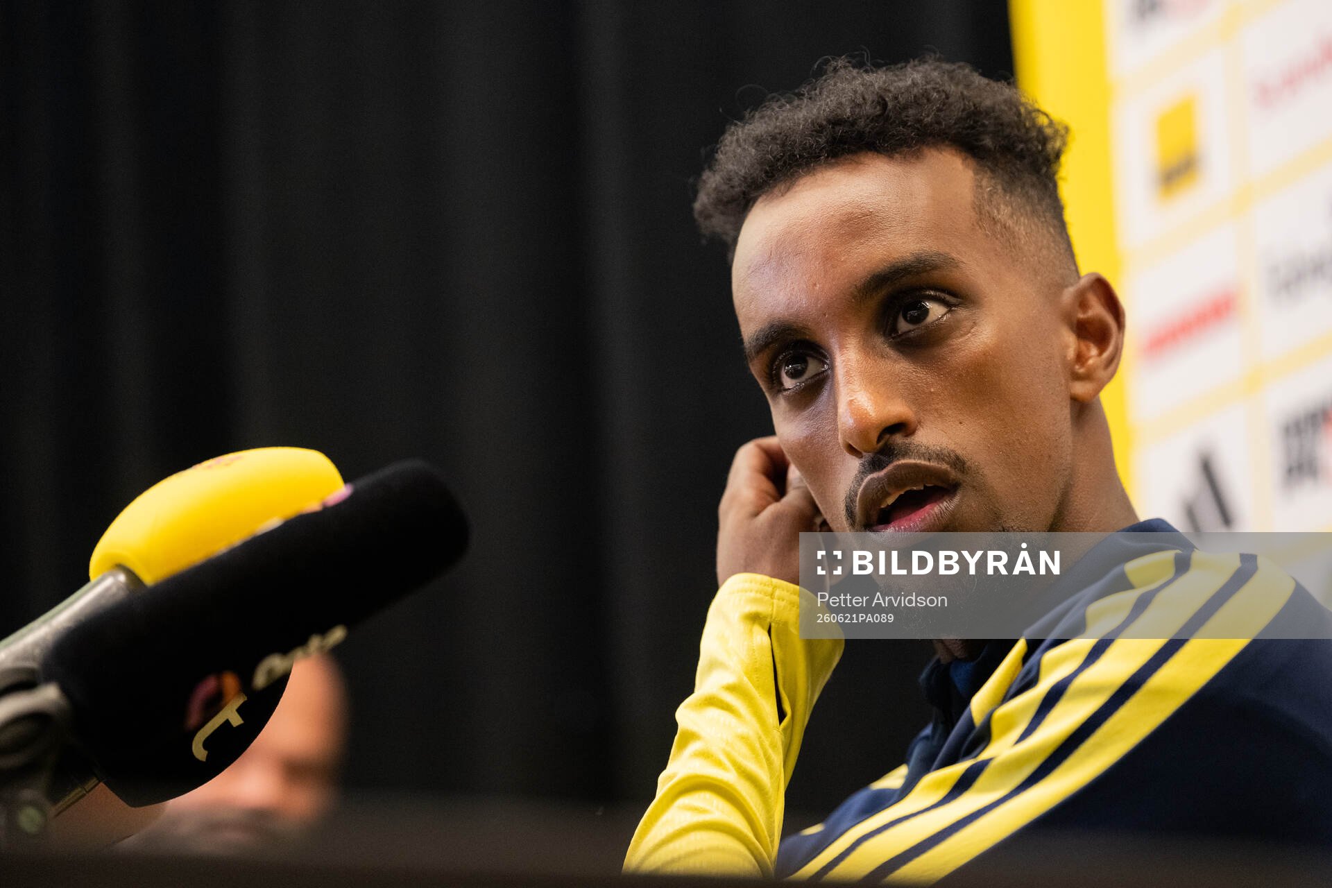 Taha Ali of the Swedish men's national football team