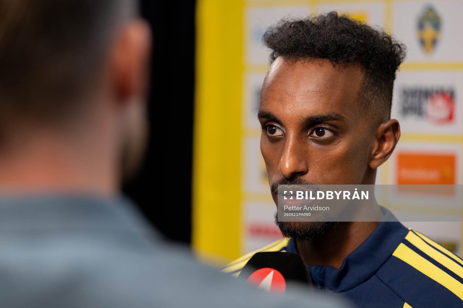Taha Ali of the Swedish men's national football team