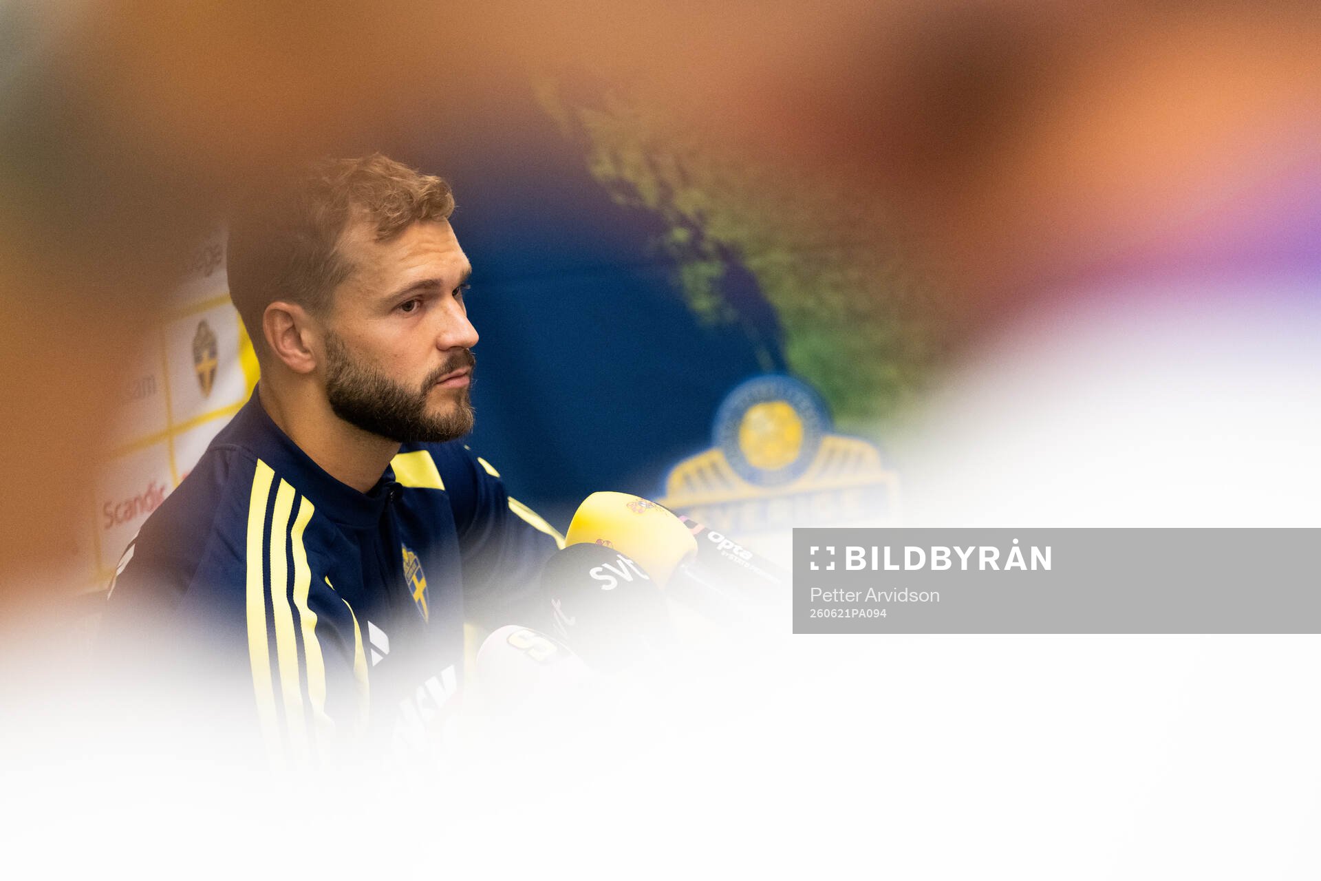 Jesper Karlström of the Swedish men's national football