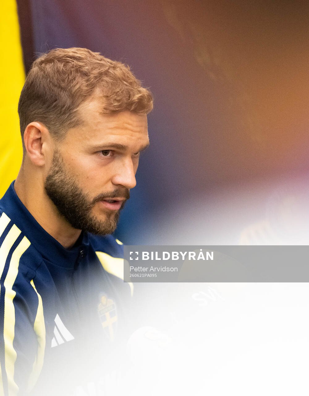 Jesper Karlström of the Swedish men's national football
