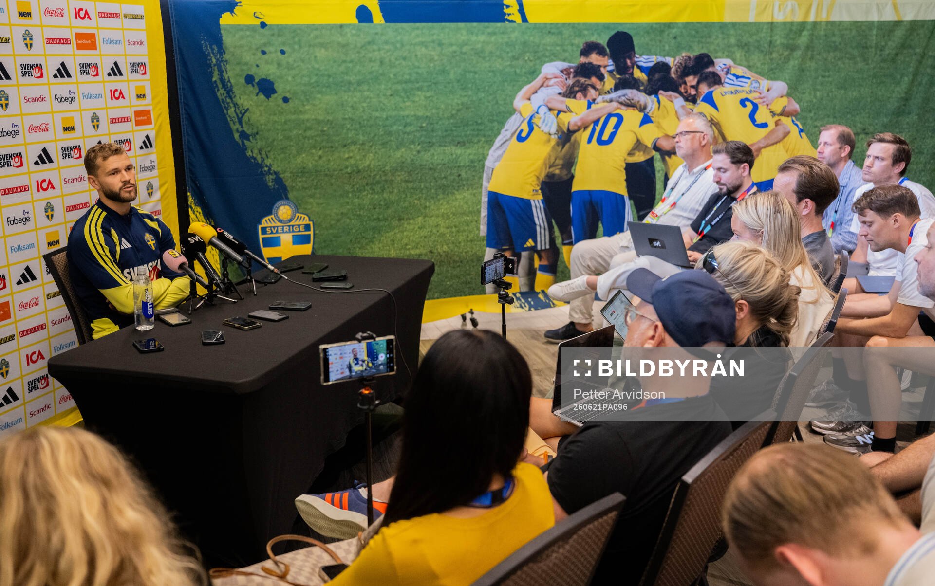 Jesper Karlström of the Swedish men's national football