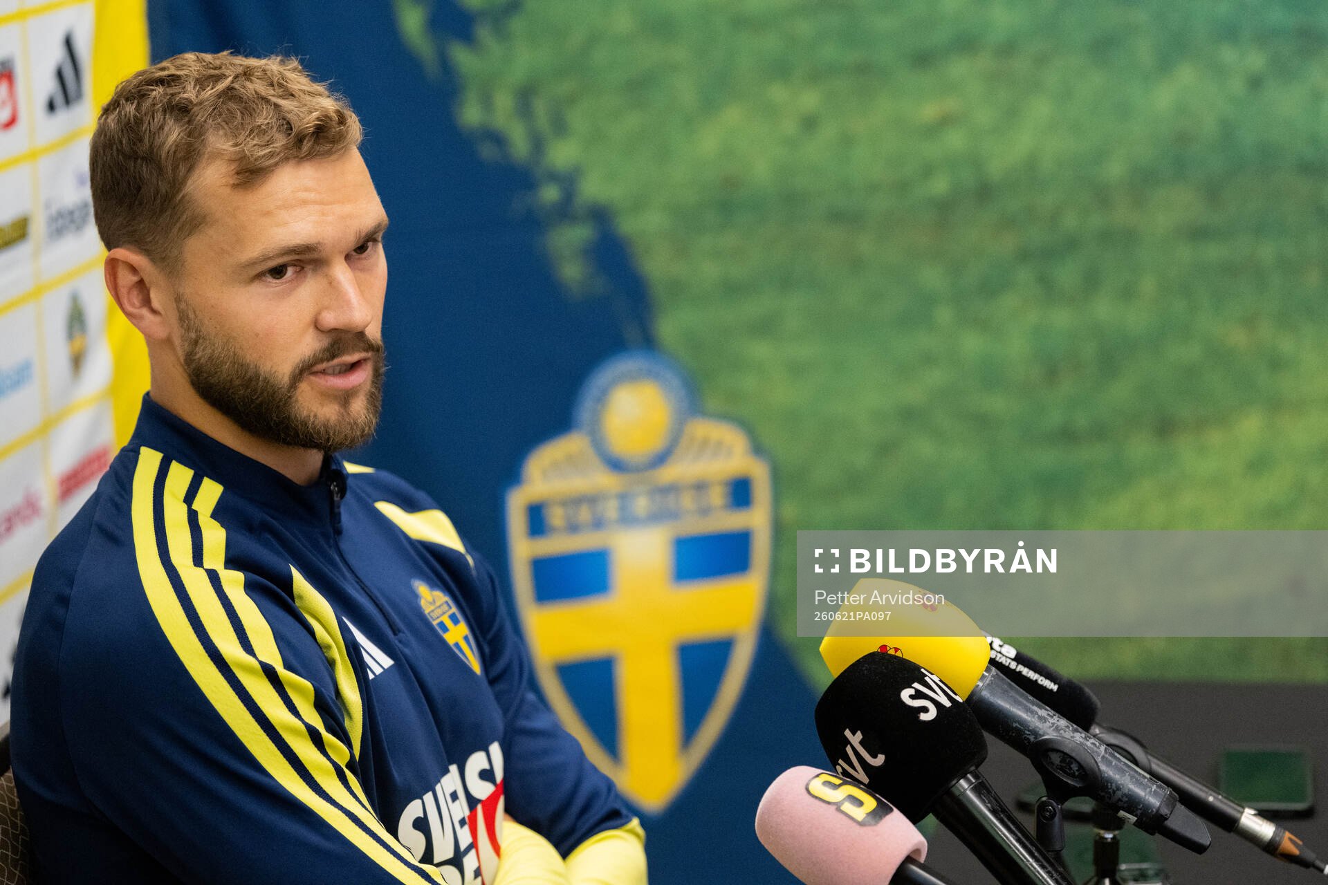 Jesper Karlström of the Swedish men's national football