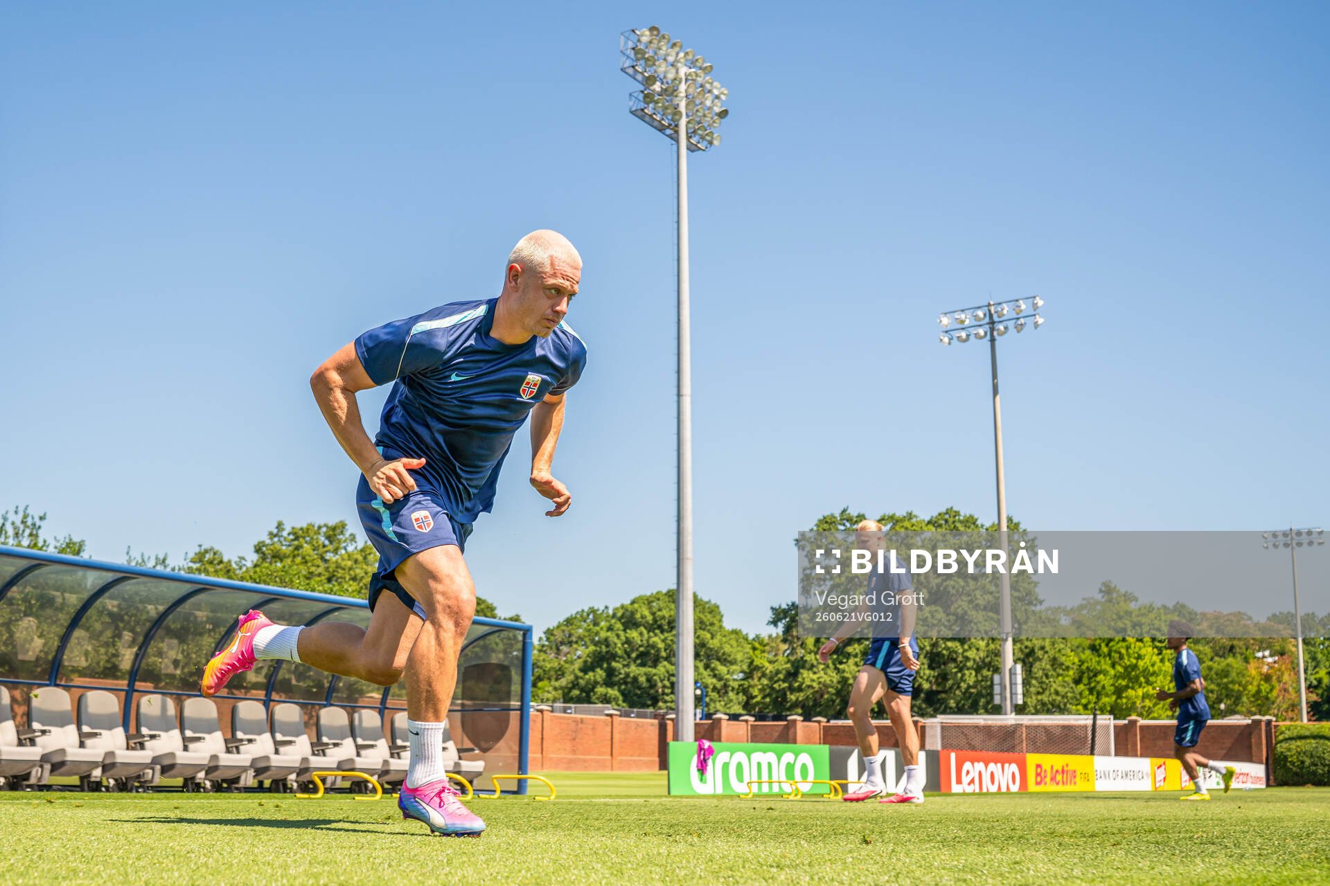Julian Ryerson of the Norwegian national football team at a