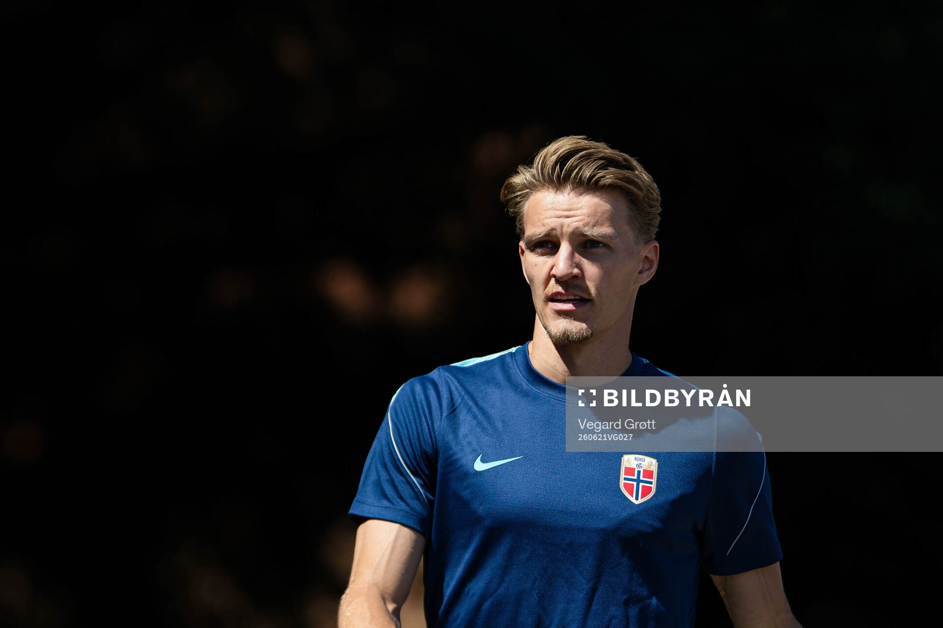 Martin Ødegaard of the Norwegian national football team