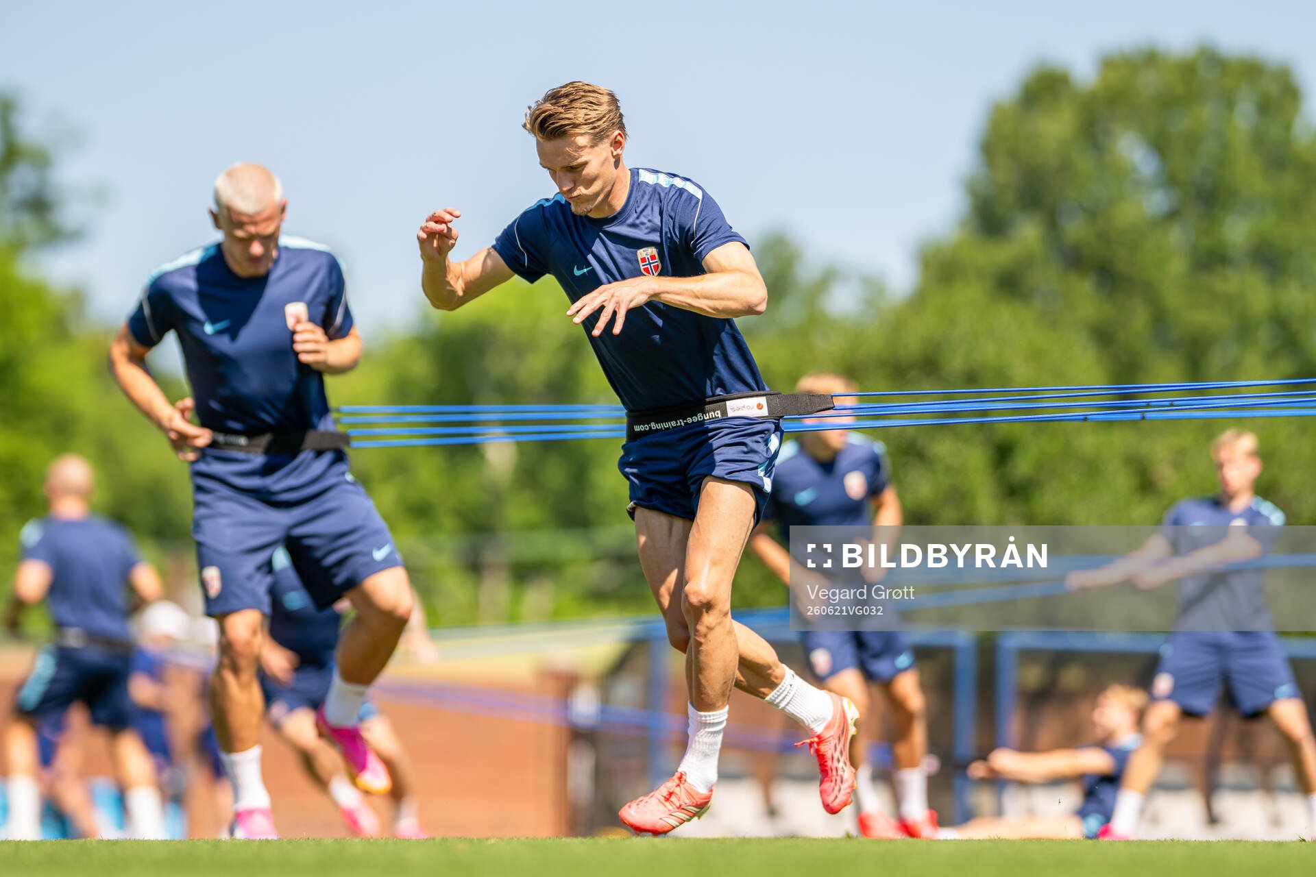 Martin Ødegaard of the Norwegian national football team at