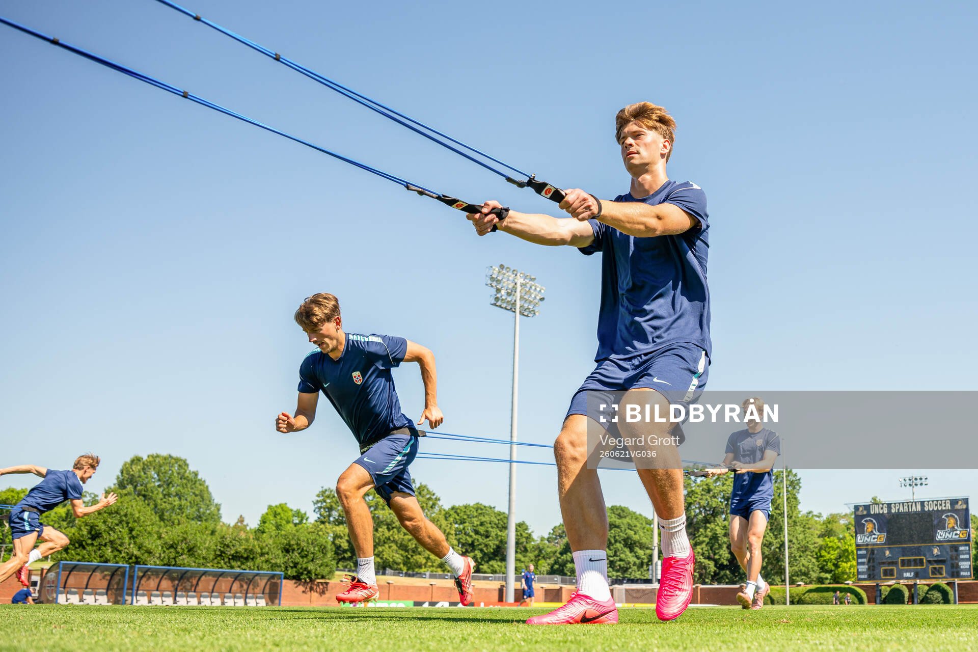 Henrik Falchener of the Norwegian national football team at