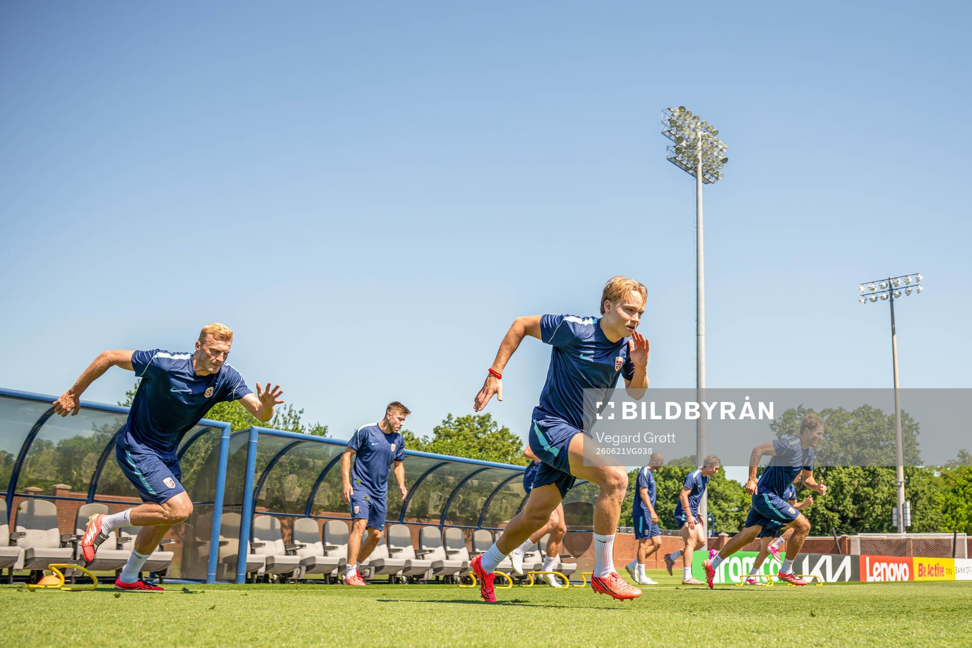 Andreas Schjelderup of the Norwegian national football team