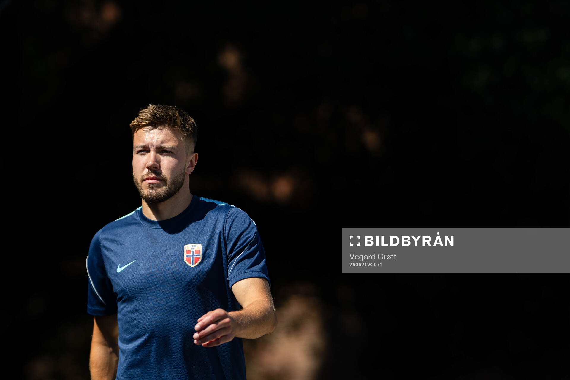 Fredrik André Bjørkan of the Norwegian national football