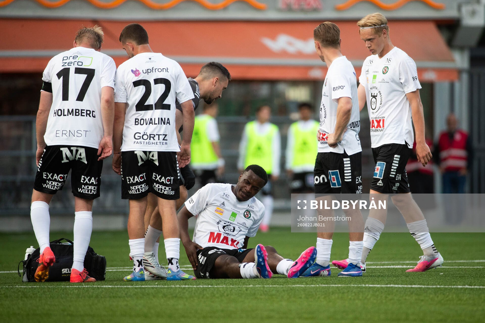 Örebros Manasse Kusu har ont