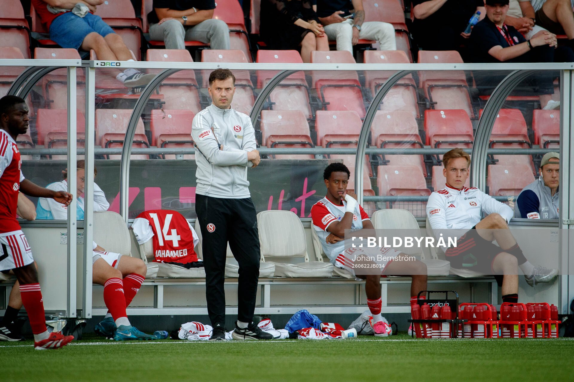Sandvikens tränare Elias Gärdh