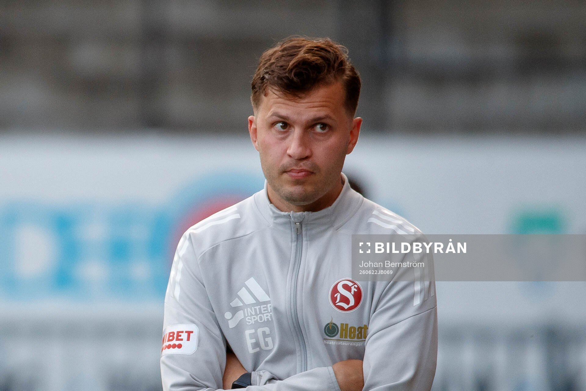 Sandvikens tränare Elias Gärdh