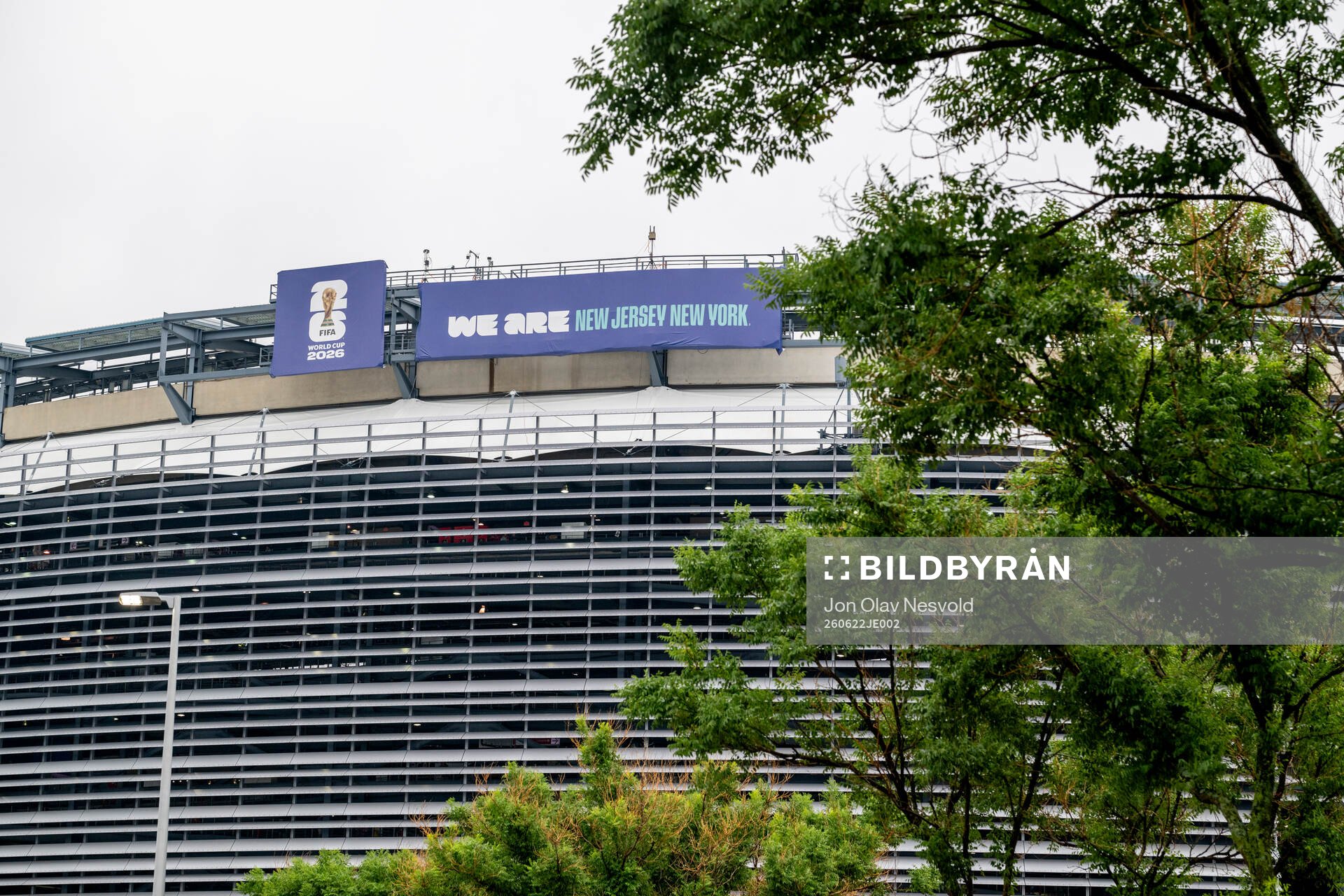 Exterior view of MetLife Stadium