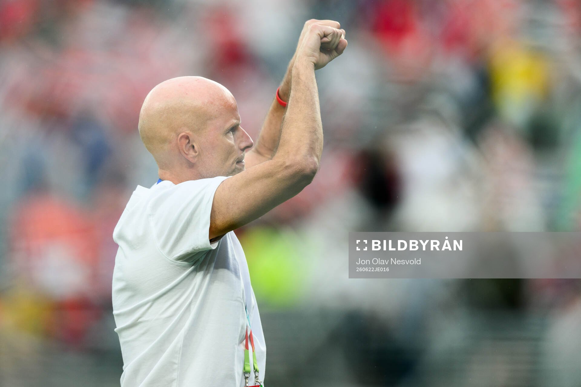 Head coach Ståle Solbakken of Norway