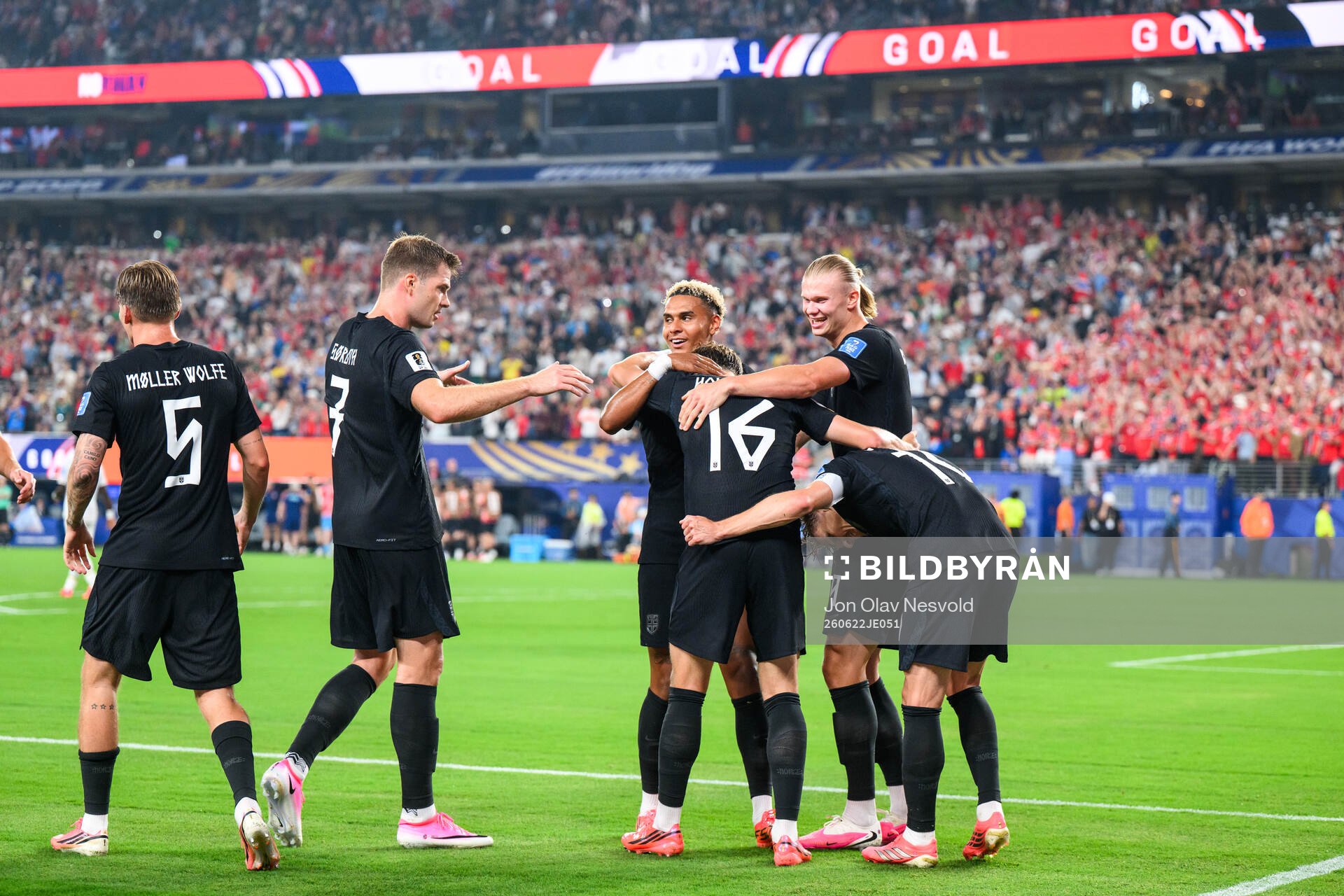 David Møller Wolfe, Alexander Sørloth, Antonio Nusa,