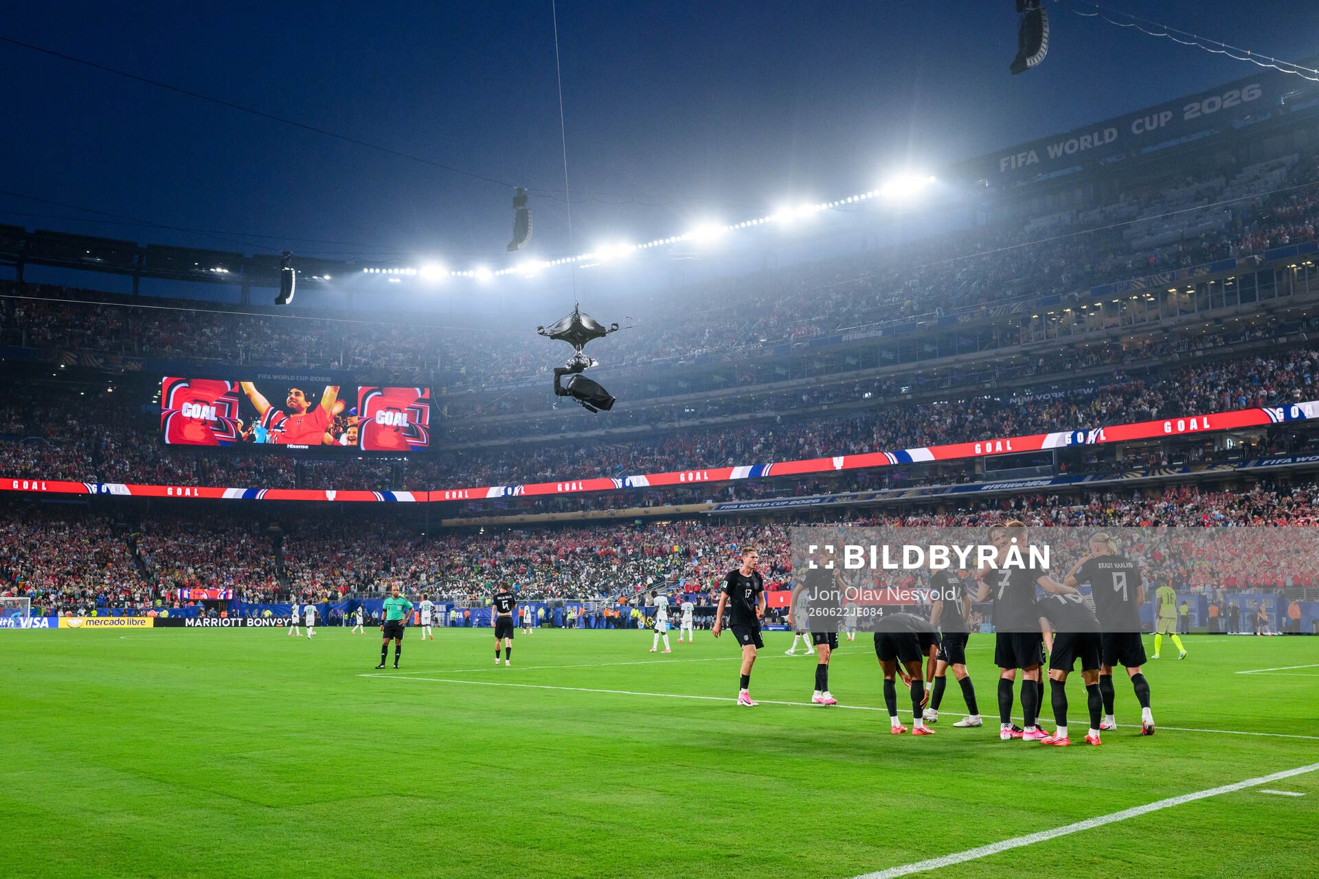 Players of Norway celebrate