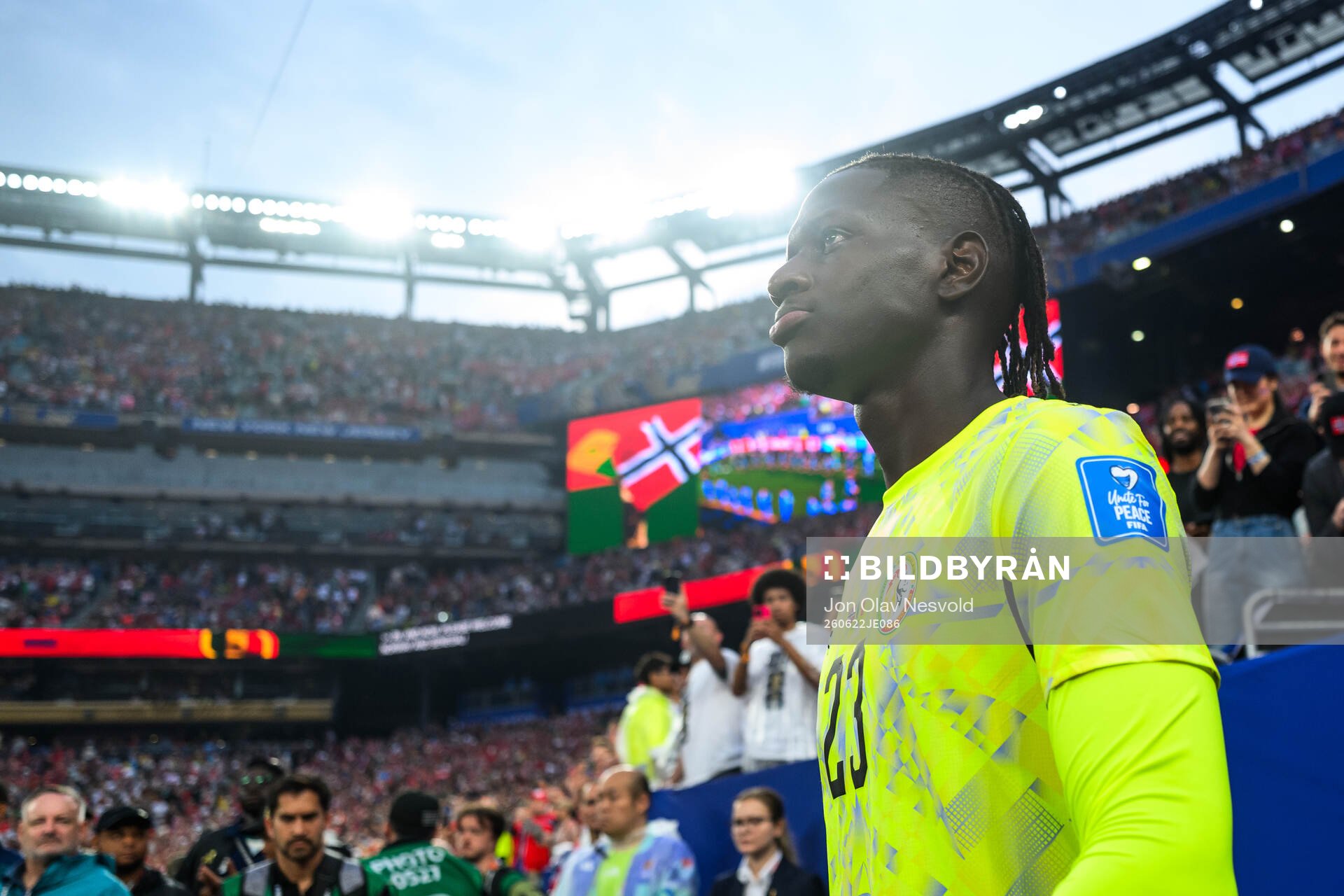 goalkeeper Mory Diaw of Senegal