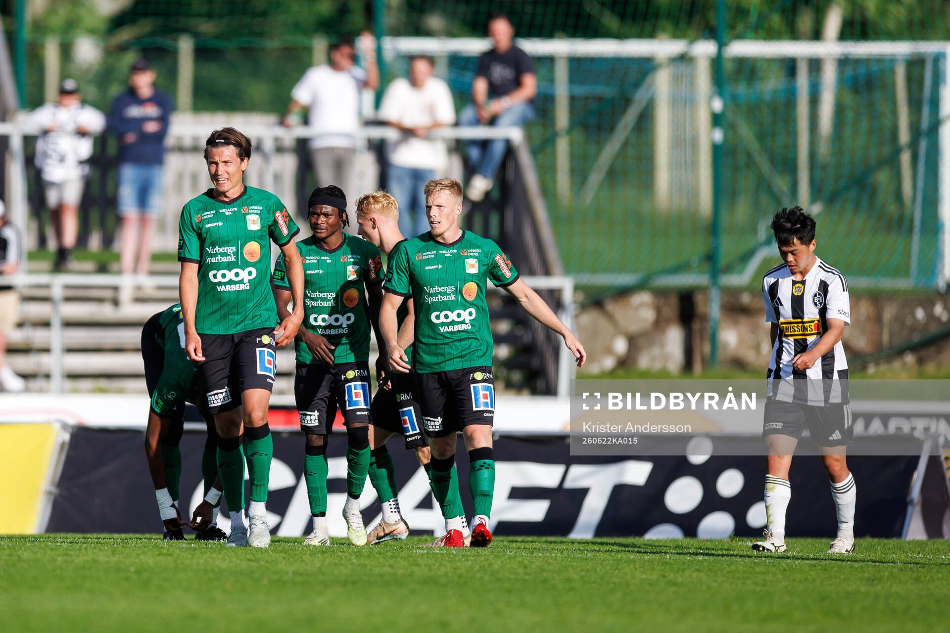 Varbergs spelare jublar