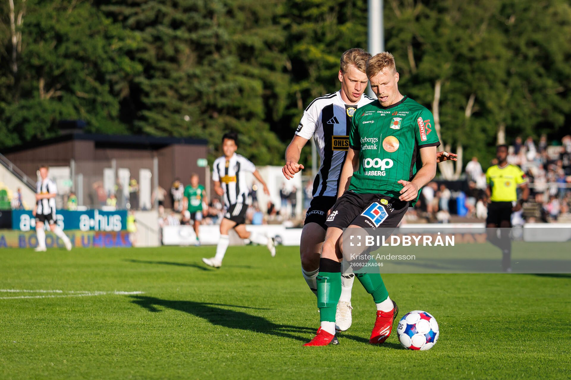 Landskronas Adam Egnell och Varbergs Emil Hellman