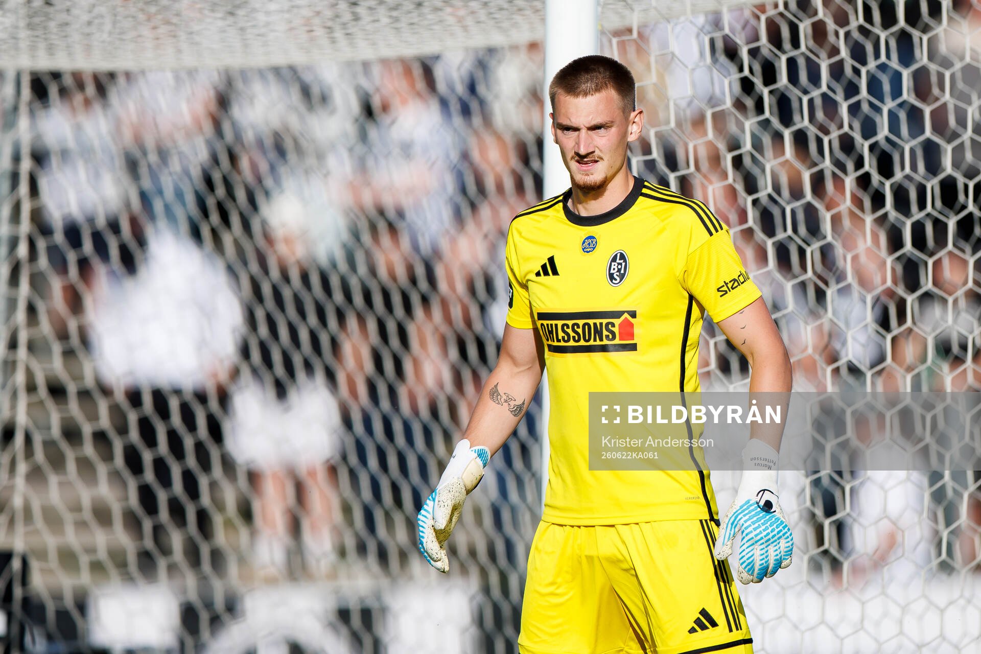 Landskronas målvakt Marcus Pettersson
