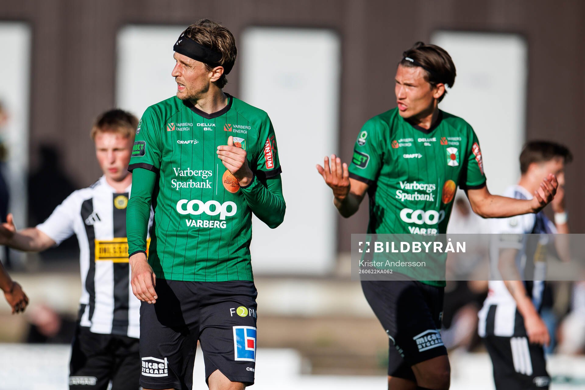 Varbergs Joakim Lindner och Noah Johansson deppar