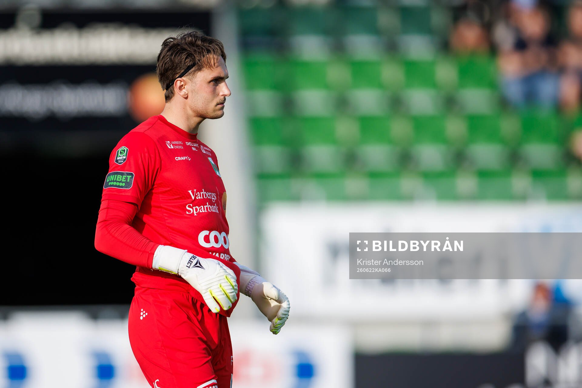 Varbergs målvakt Oscar Ekman