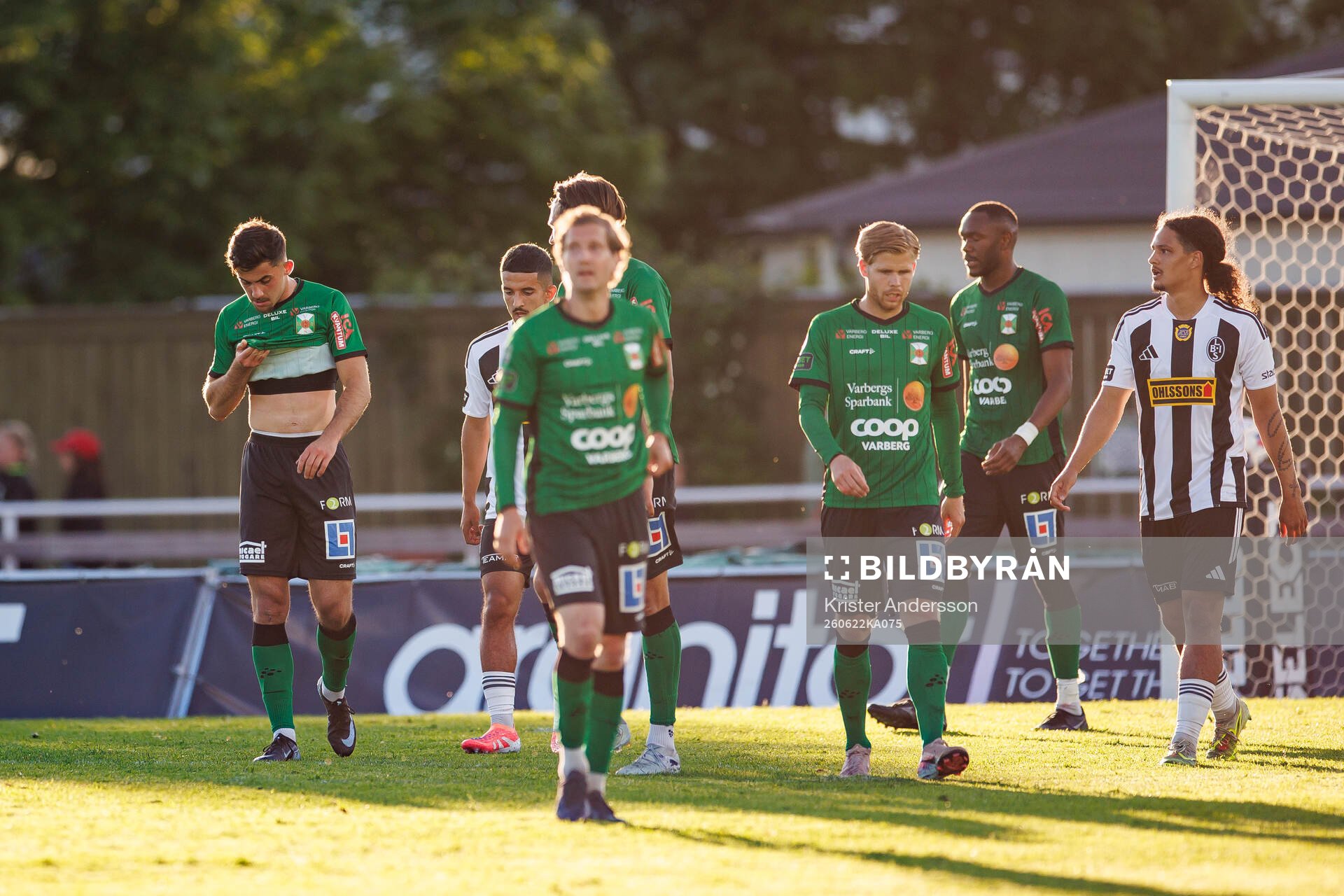 Varbergs spelare deppar