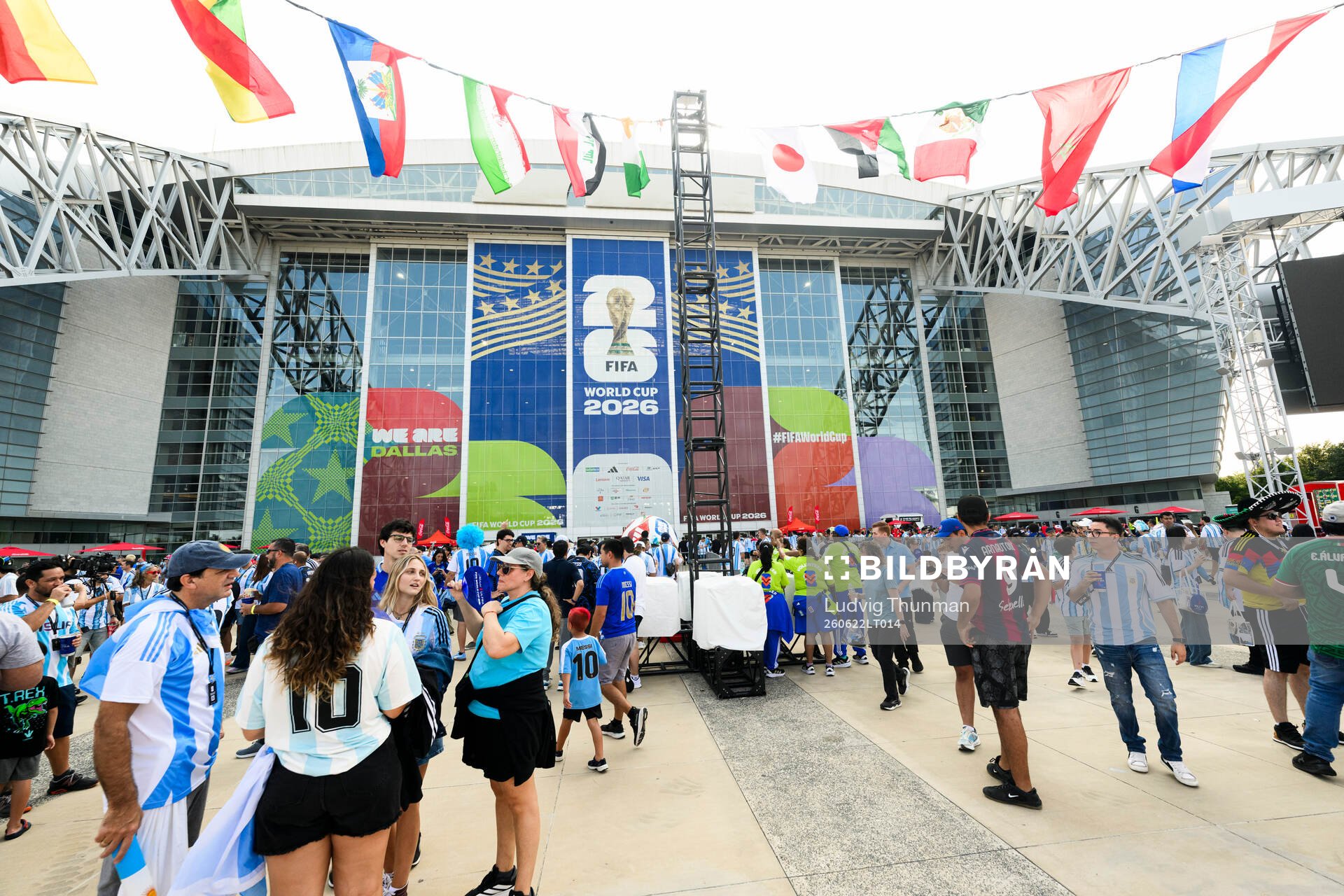 Exterior view of Dallas Stadium