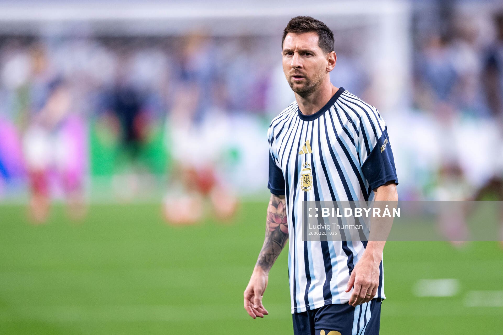 Lionel Messi of Argentina