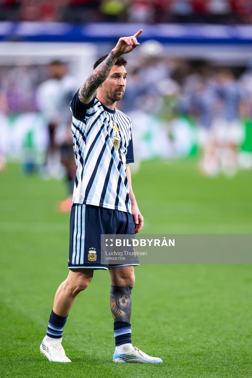 Lionel Messi of Argentina