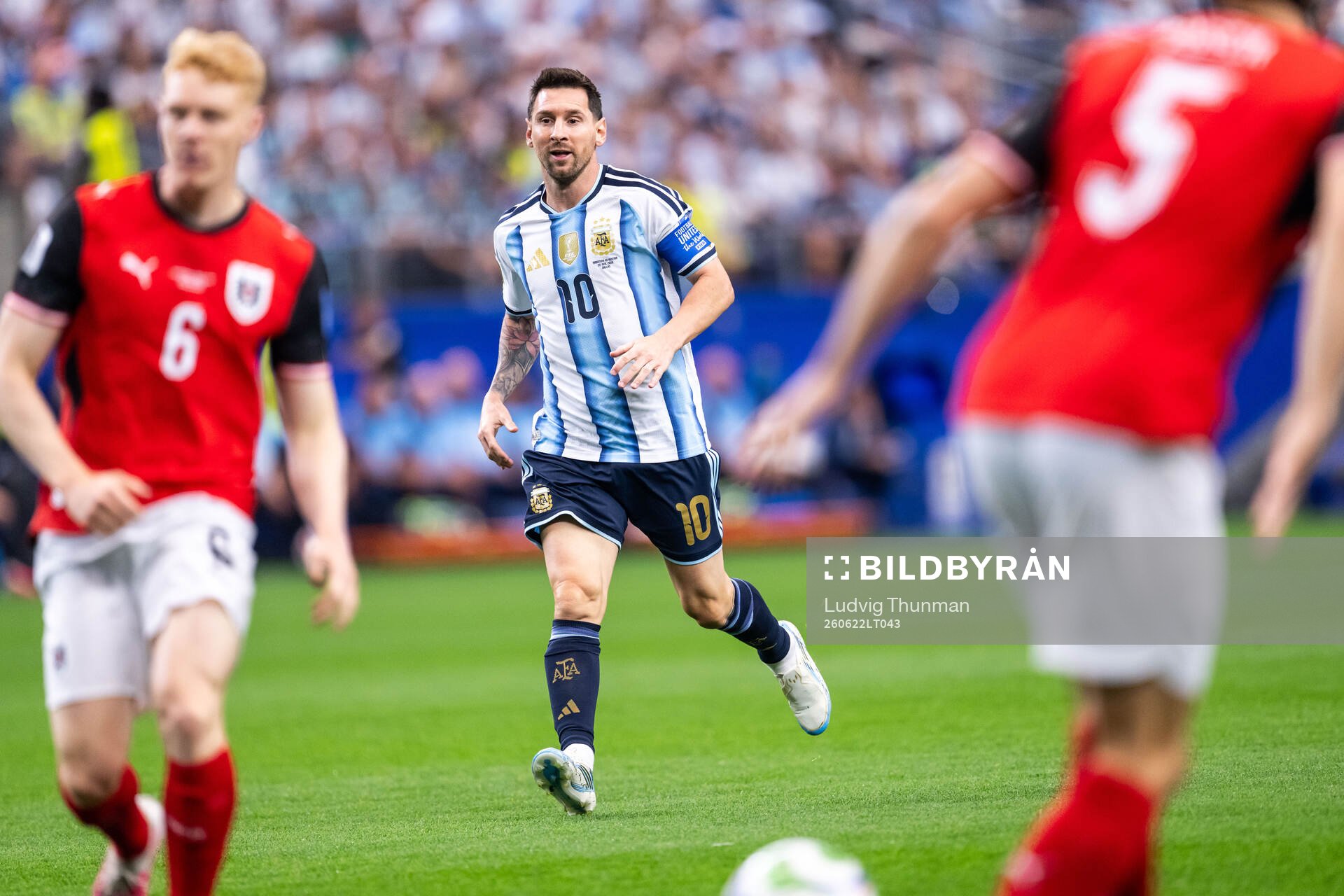 Lionel Messi of Argentina