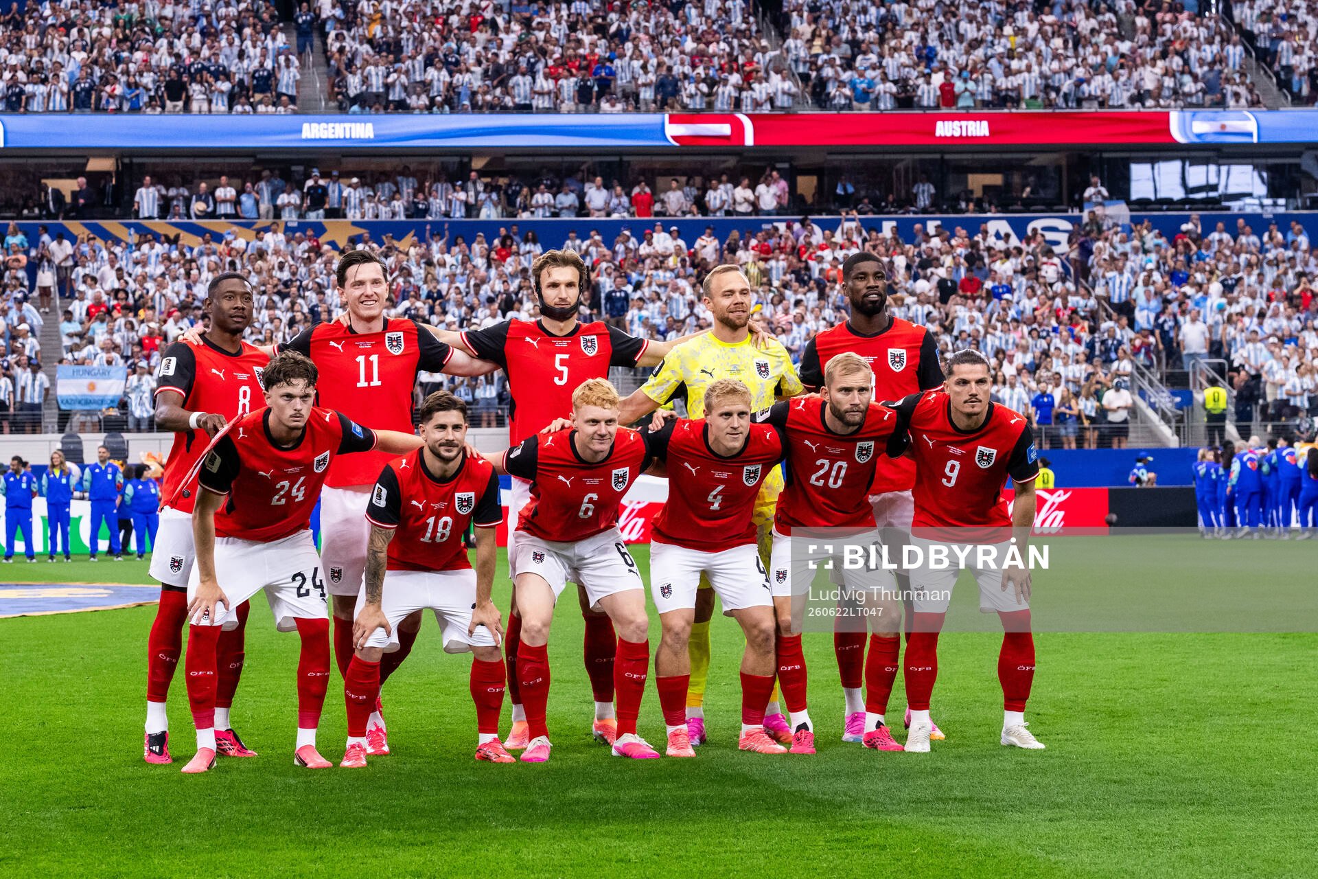 The starting eleven of Austria