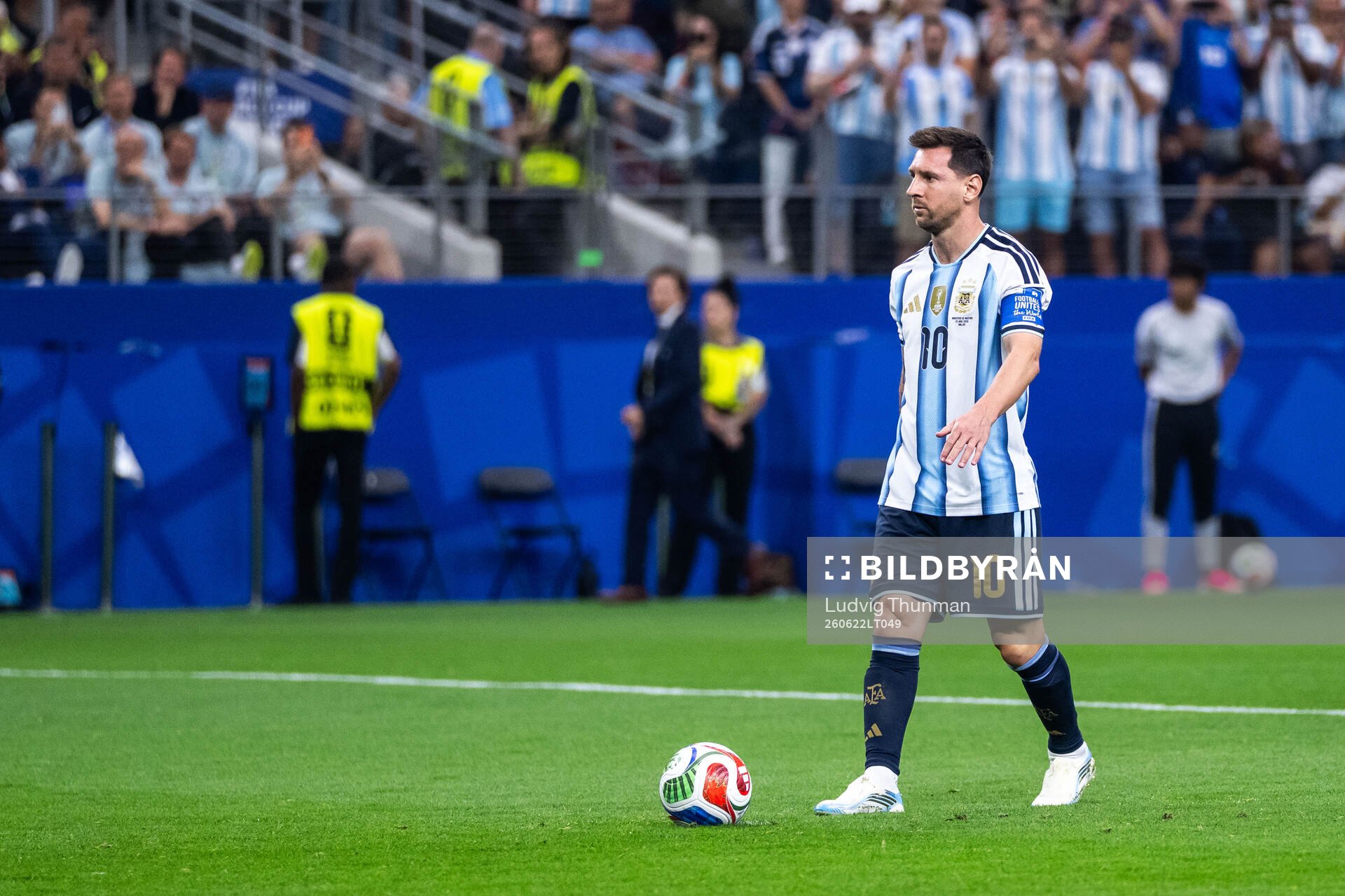 Lionel Messi of Argentina