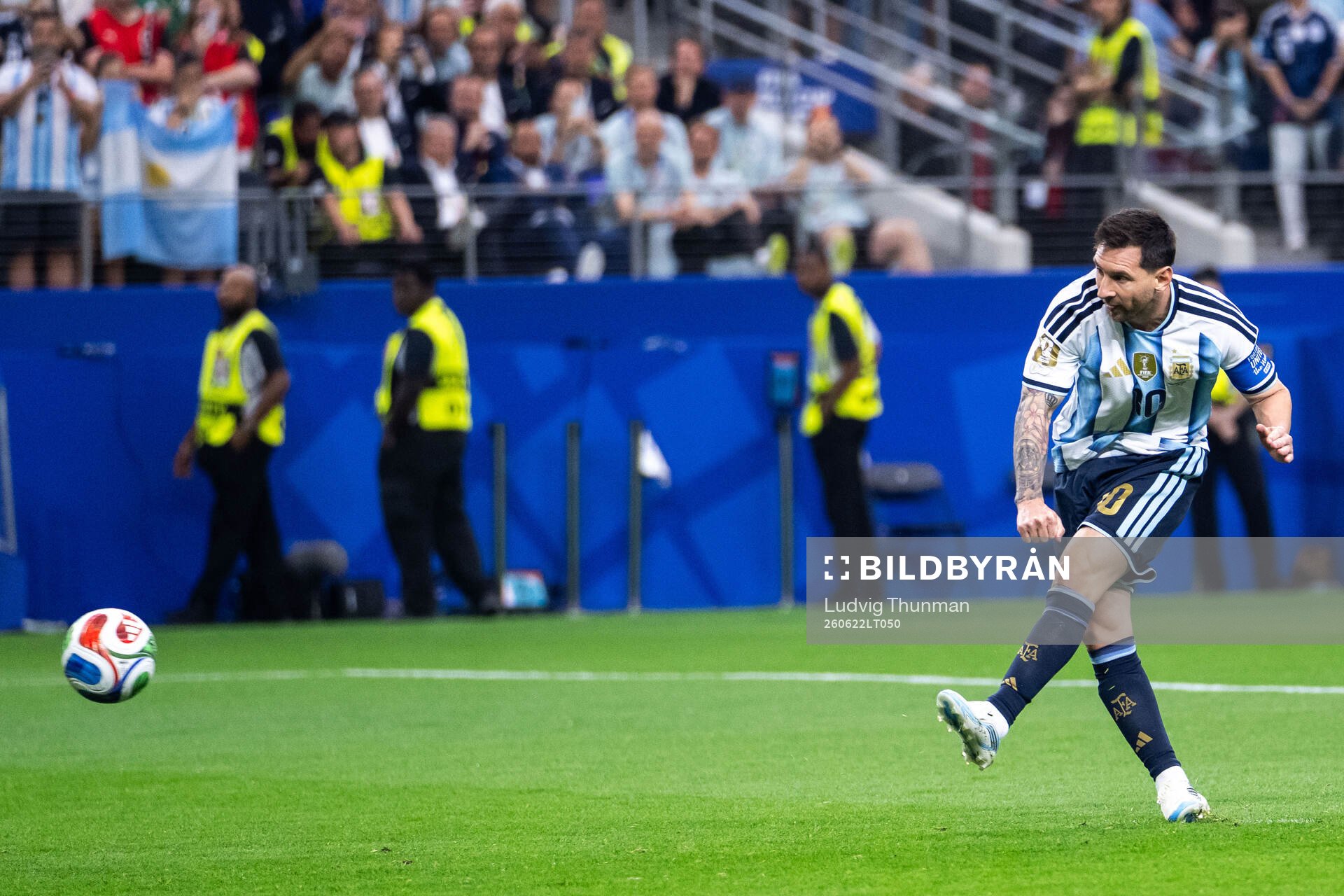 Lionel Messi of Argentina