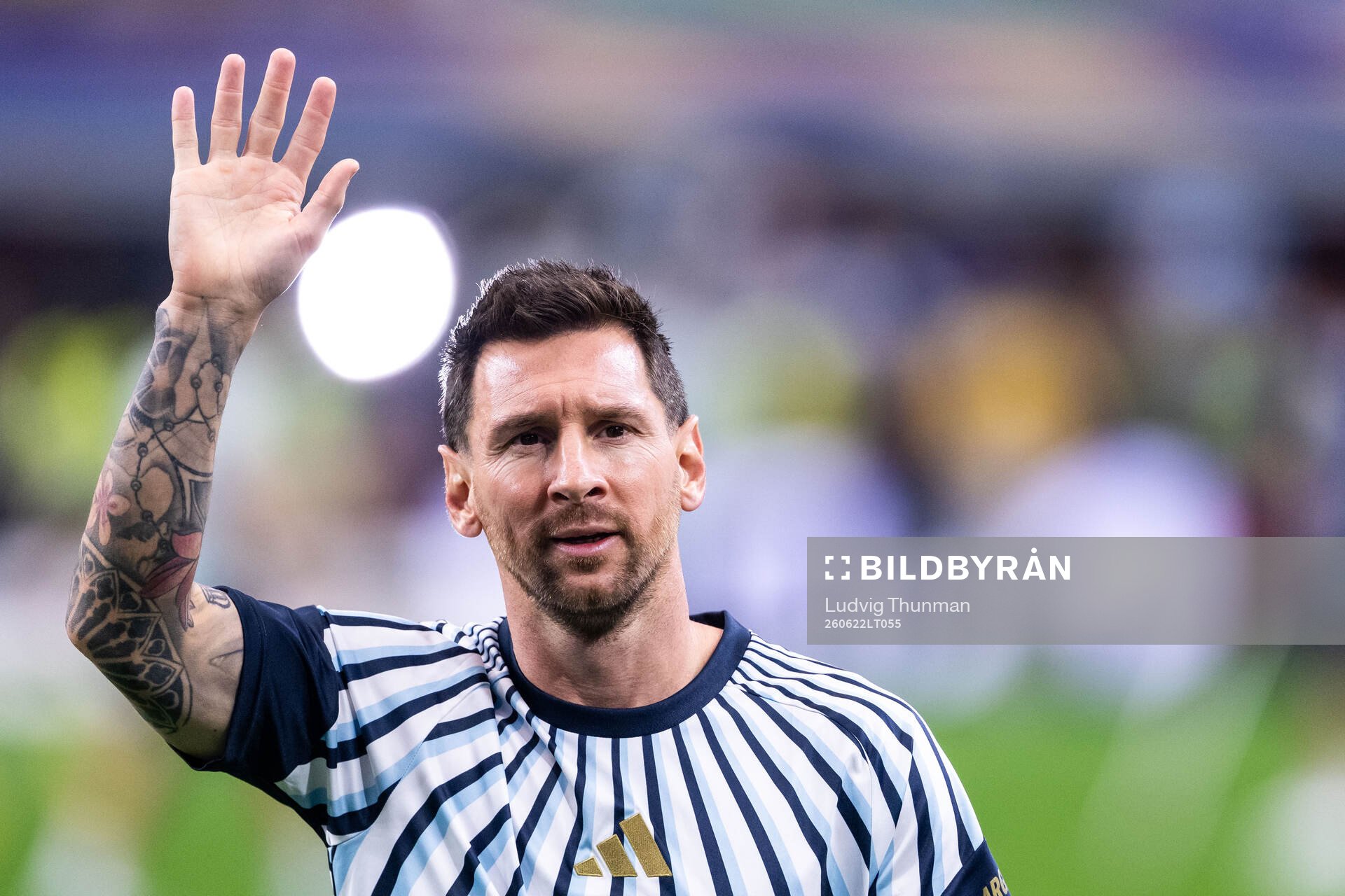 Lionel Messi of Argentina