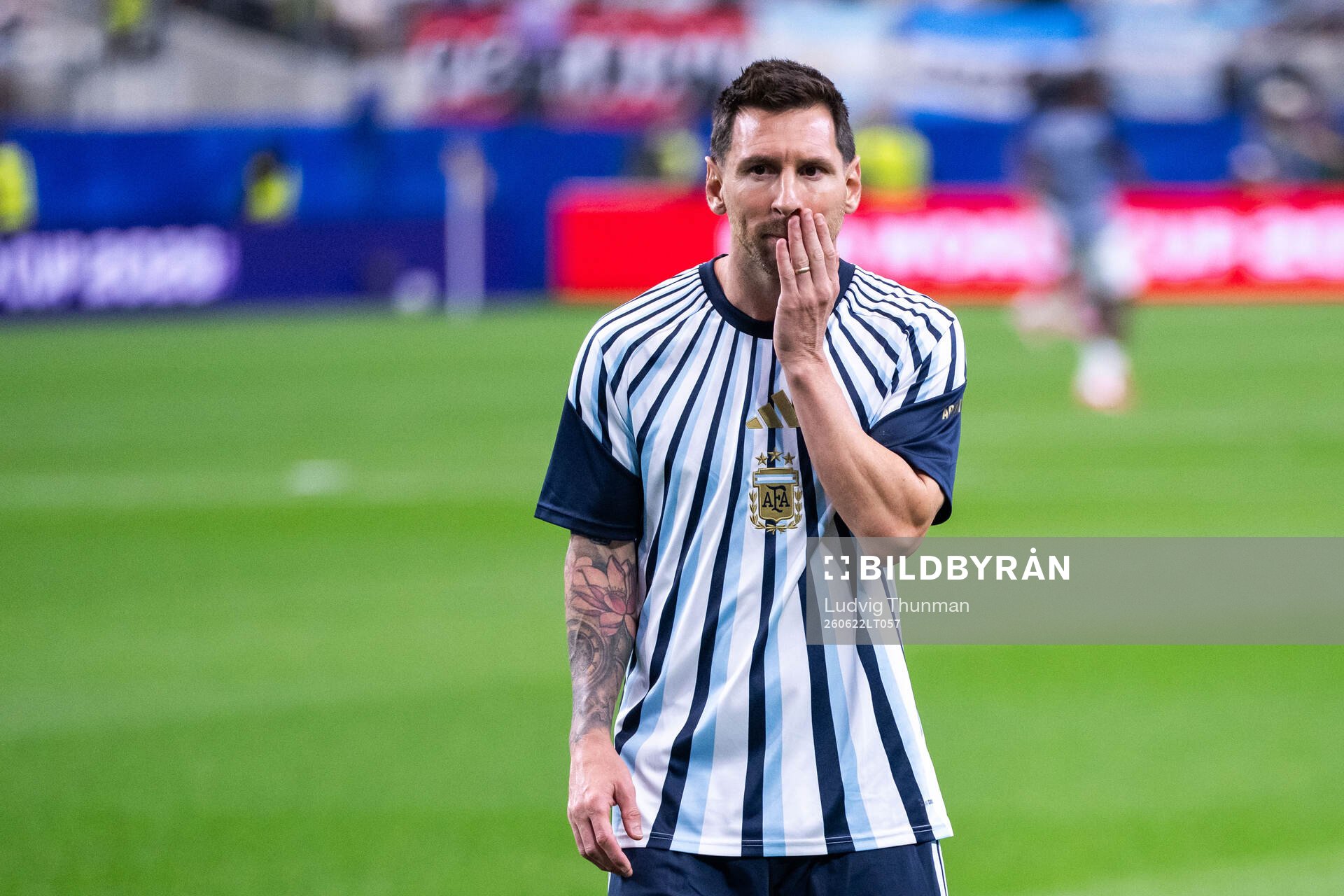 Lionel Messi of Argentina