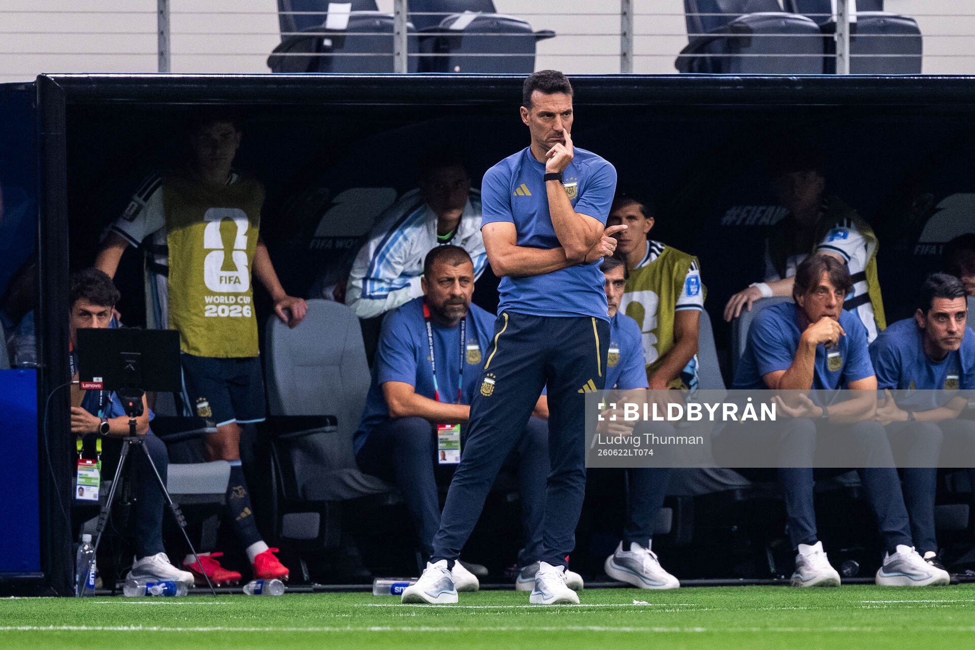 Head coach Lionel Sebastián Scaloni of Argentina