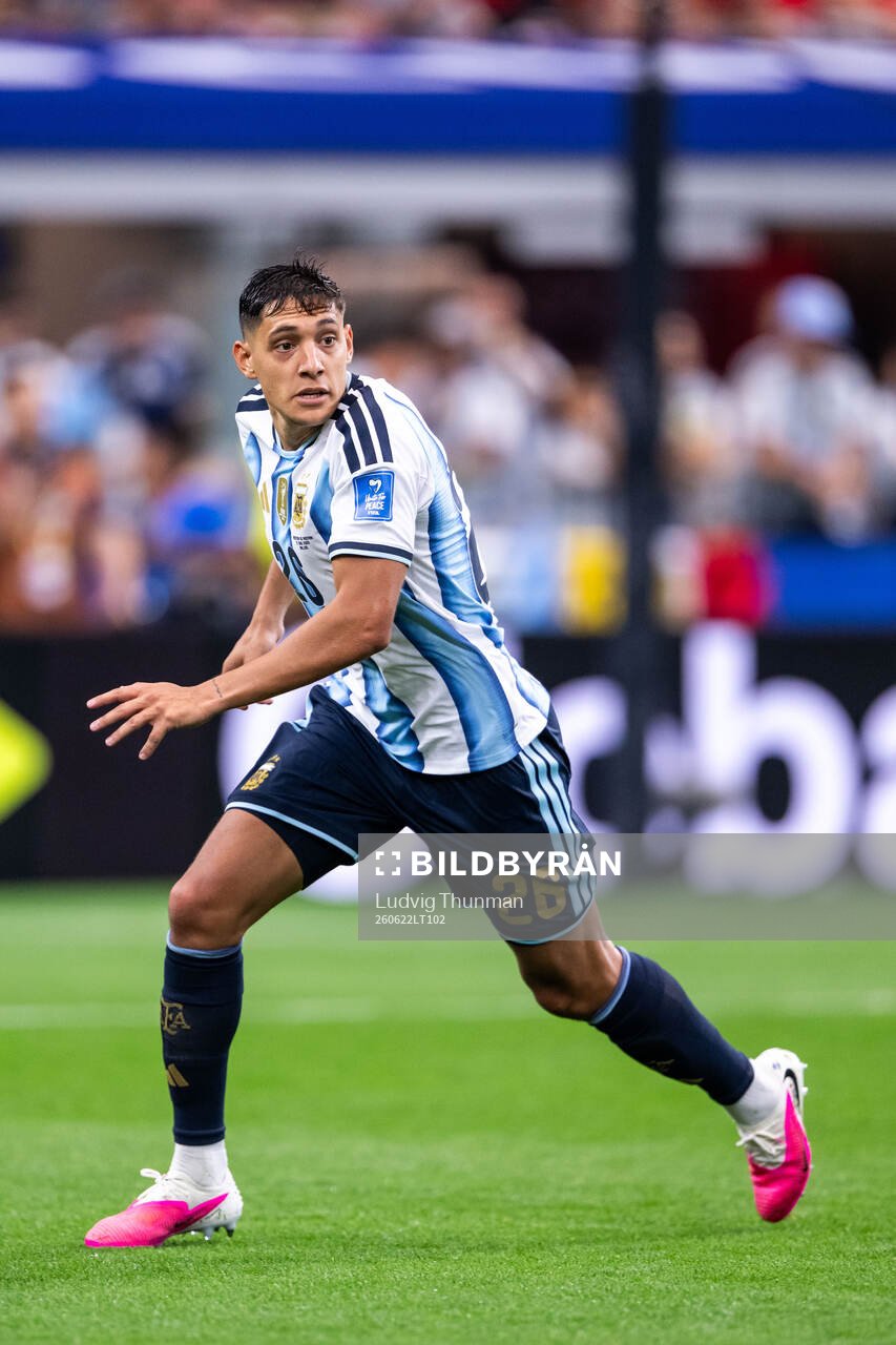 Nahuel Molina of Argentina
