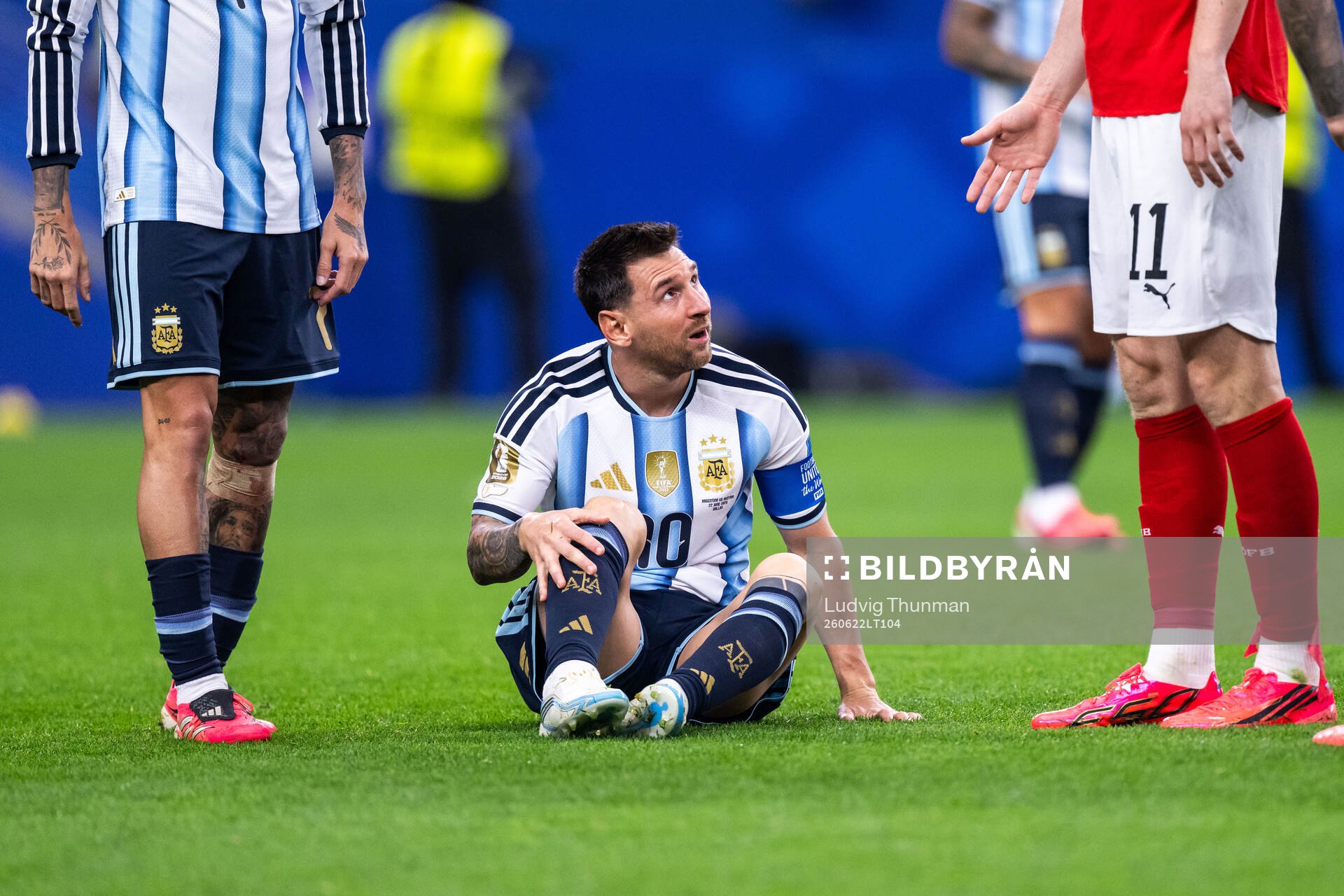 Lionel Messi of Argentina