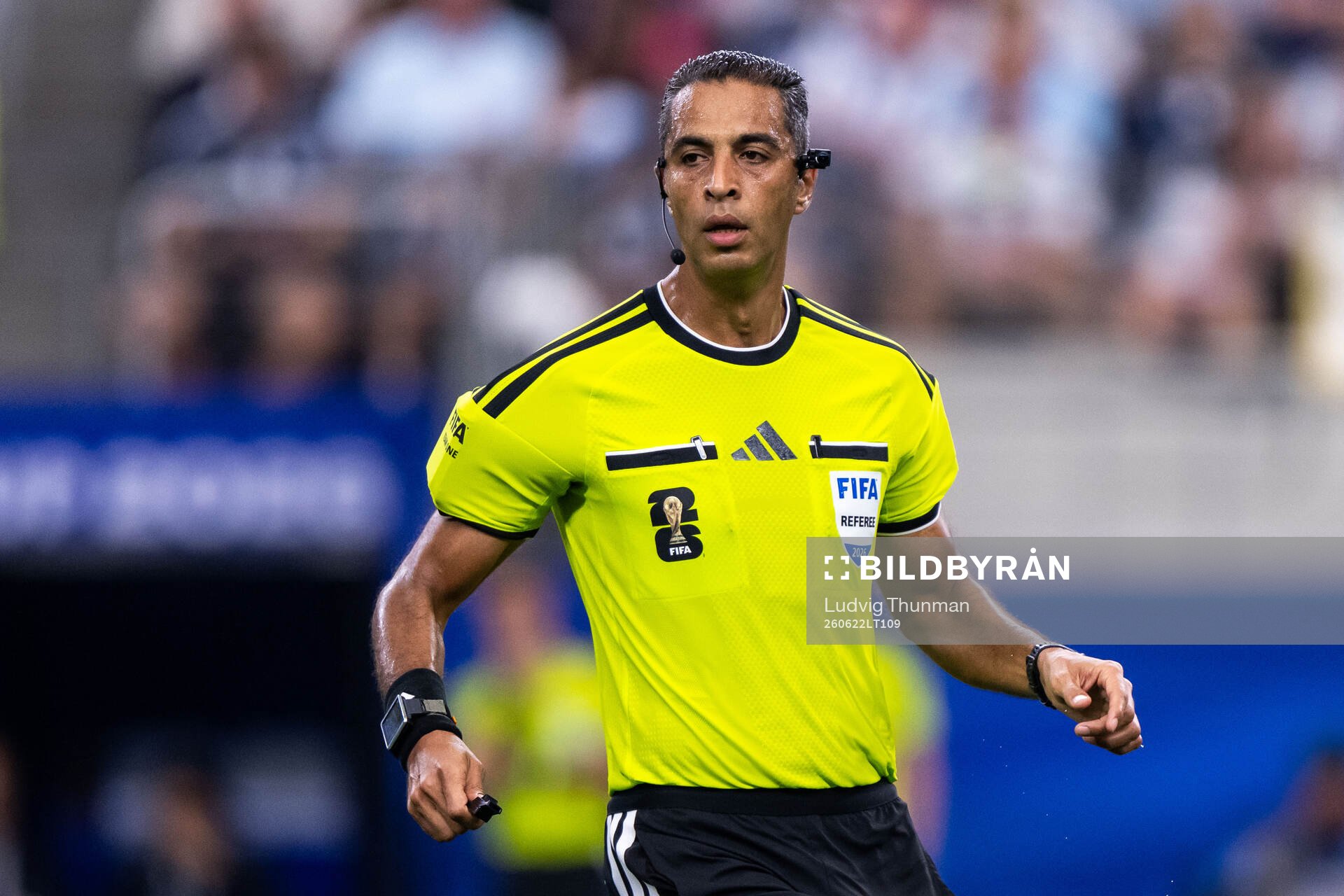 Referee Amin Mohamed Omar